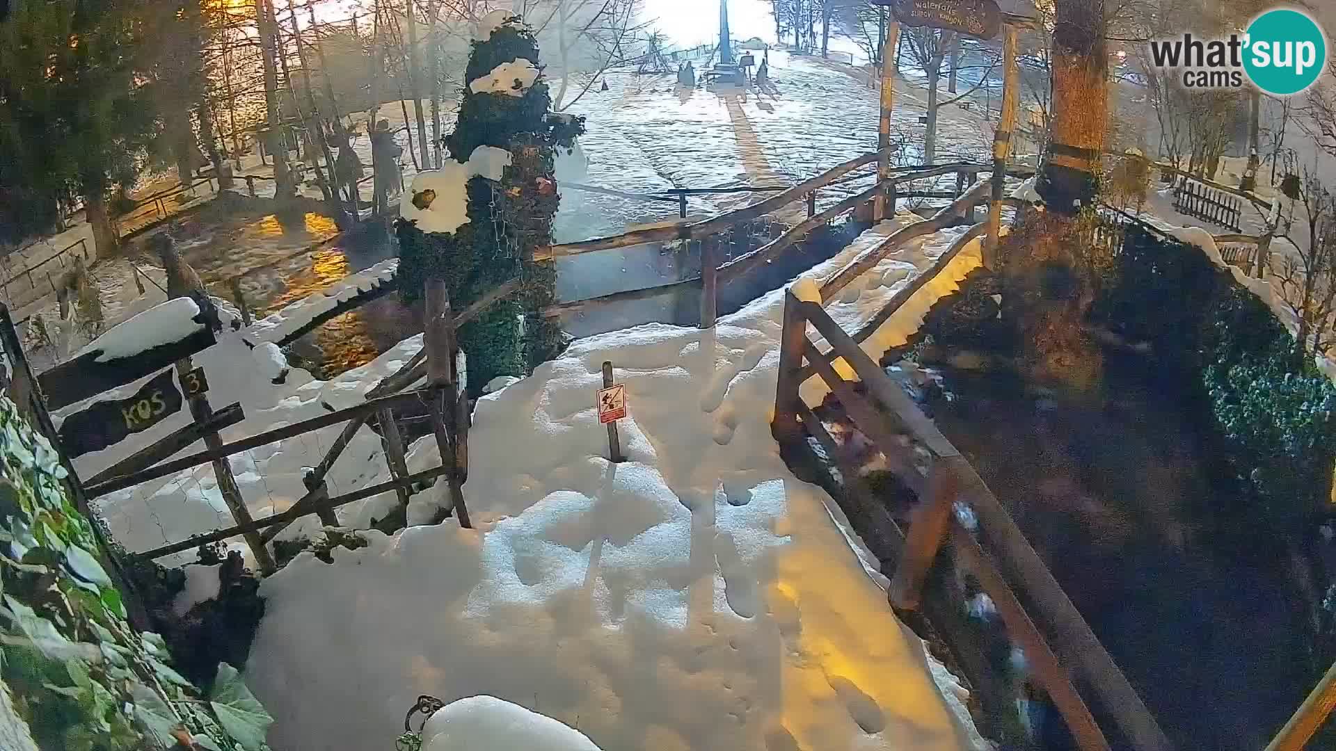 Jezera na reki Slunjčica v Rastokah