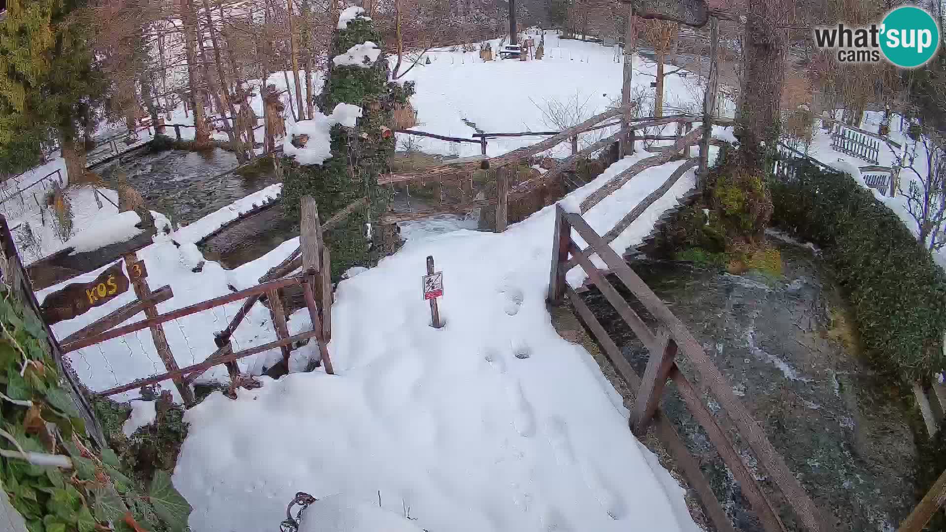 Jezera na reki Slunjčica v Rastokah