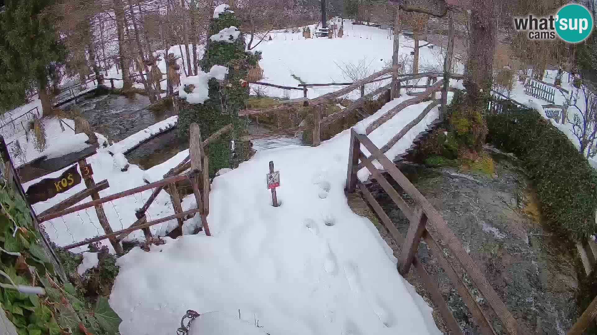 lagos en el río Slunjčica en Rastoke