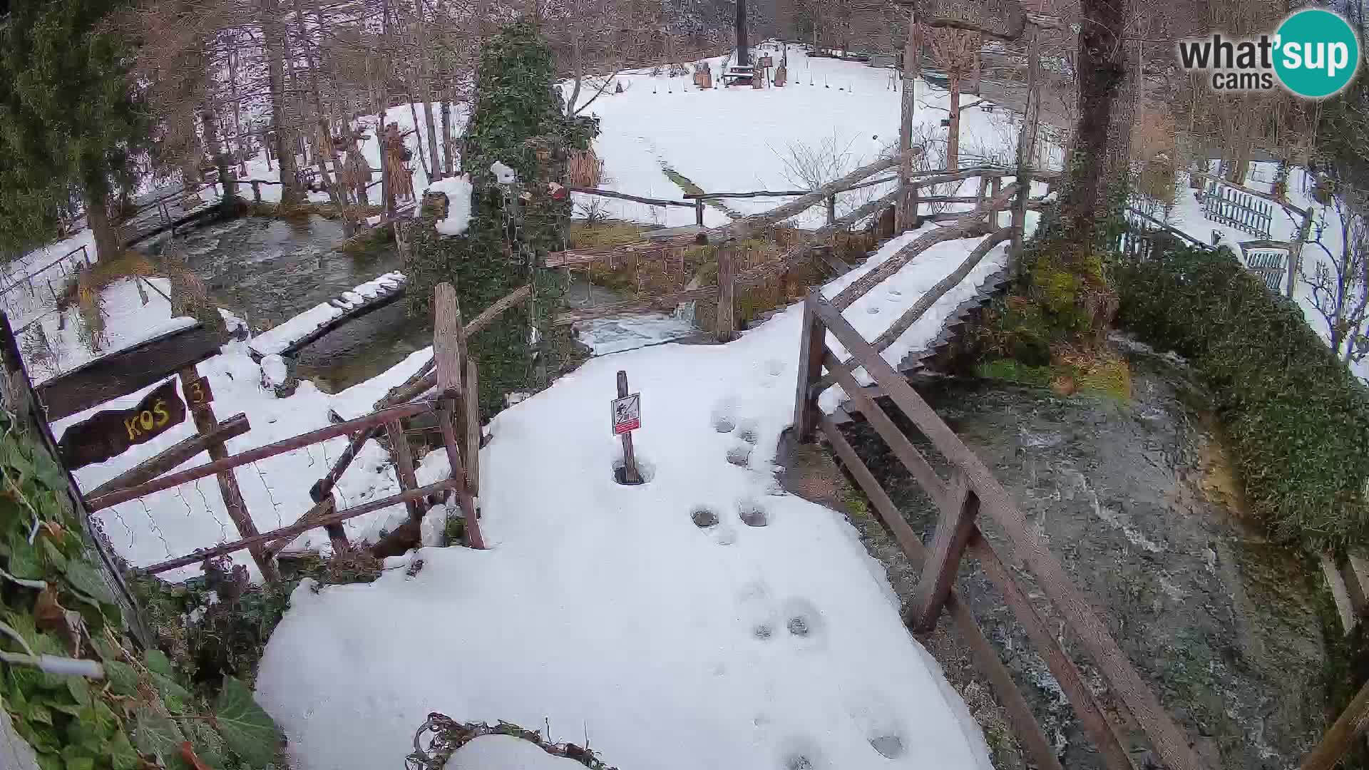 Seen auf dem Fluss Slunjčica in Rastoke