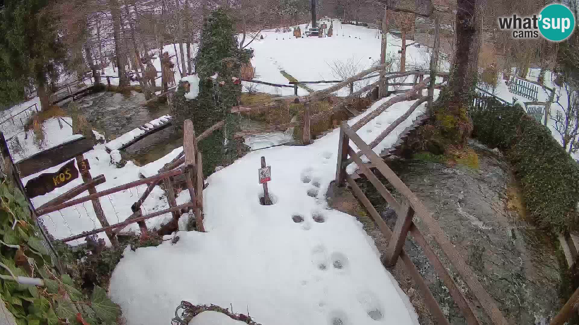 Jezera na reki Slunjčica v Rastokah