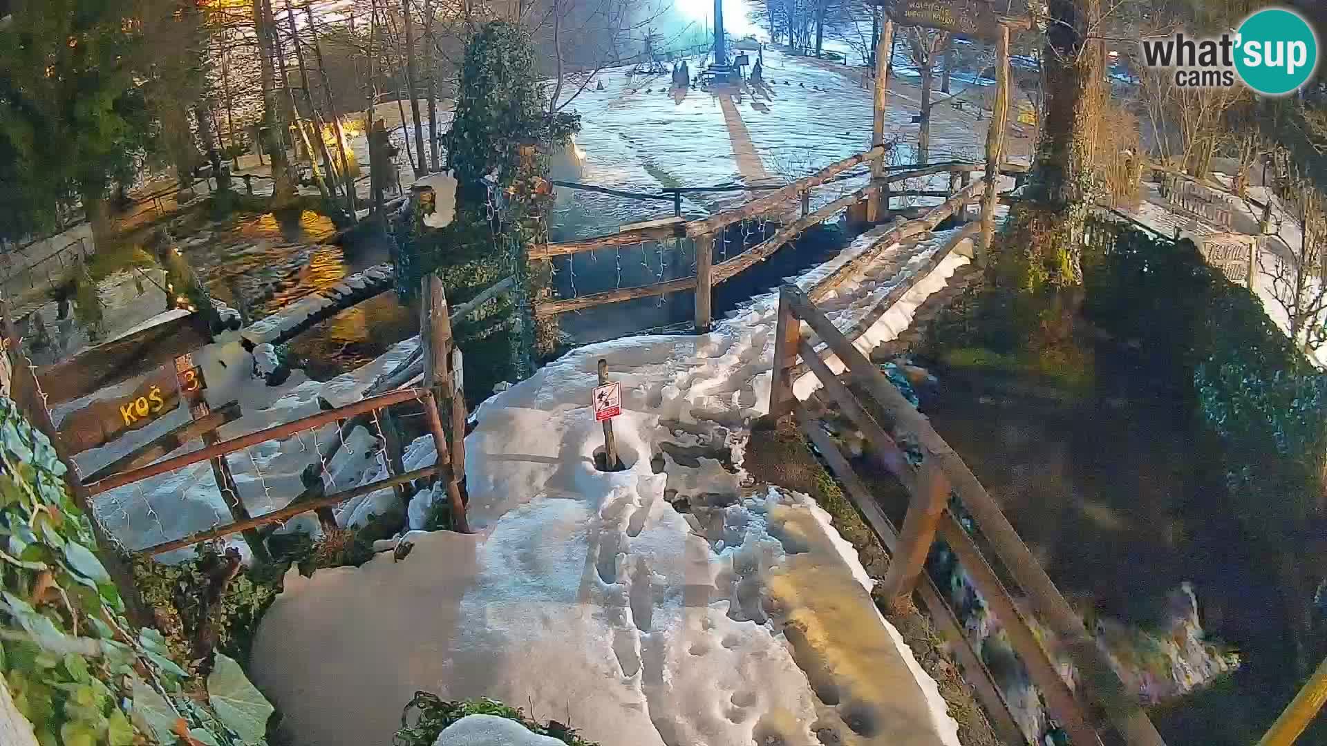 Jezera na reki Slunjčica v Rastokah