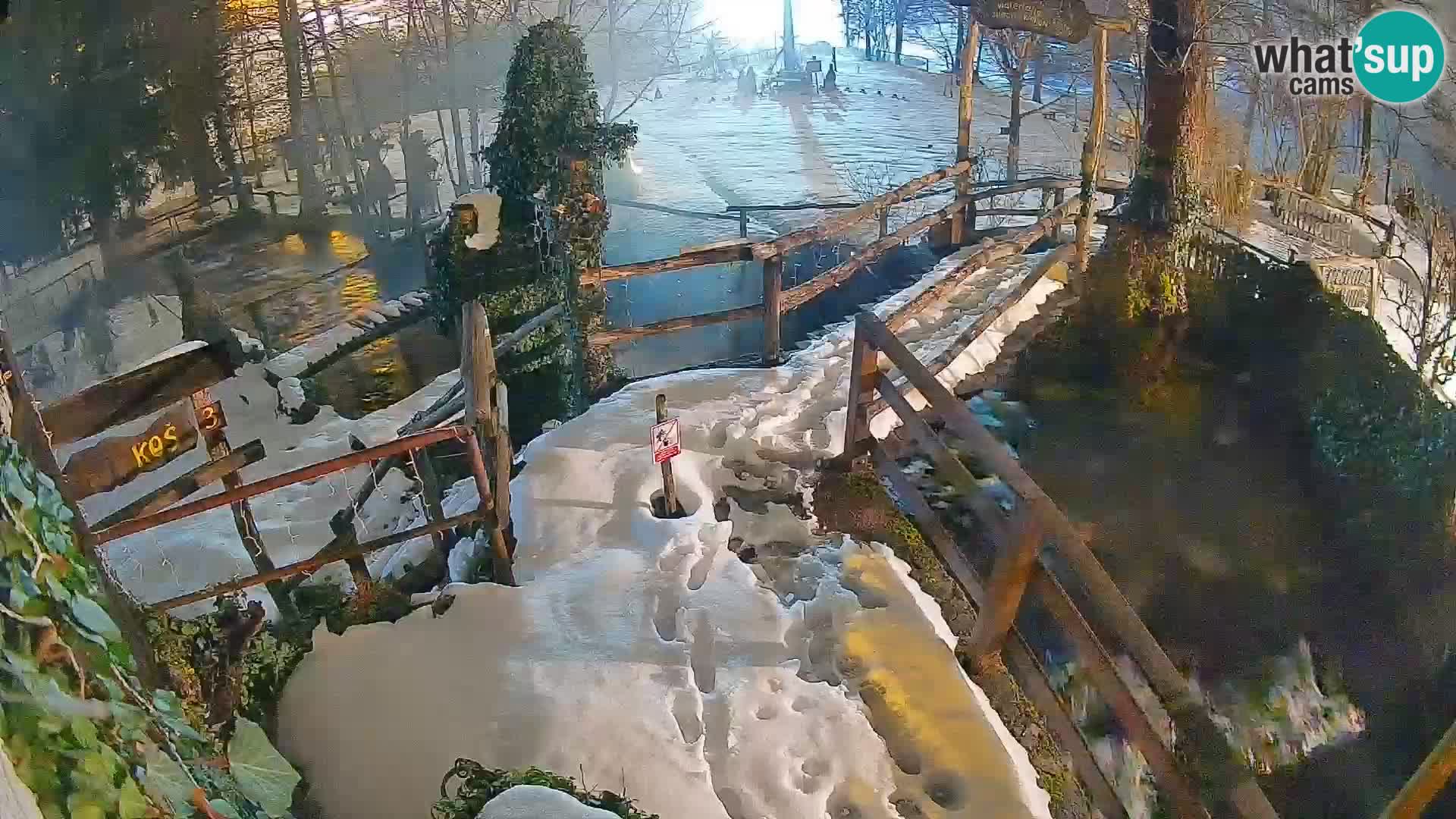 Jezera na reki Slunjčica v Rastokah