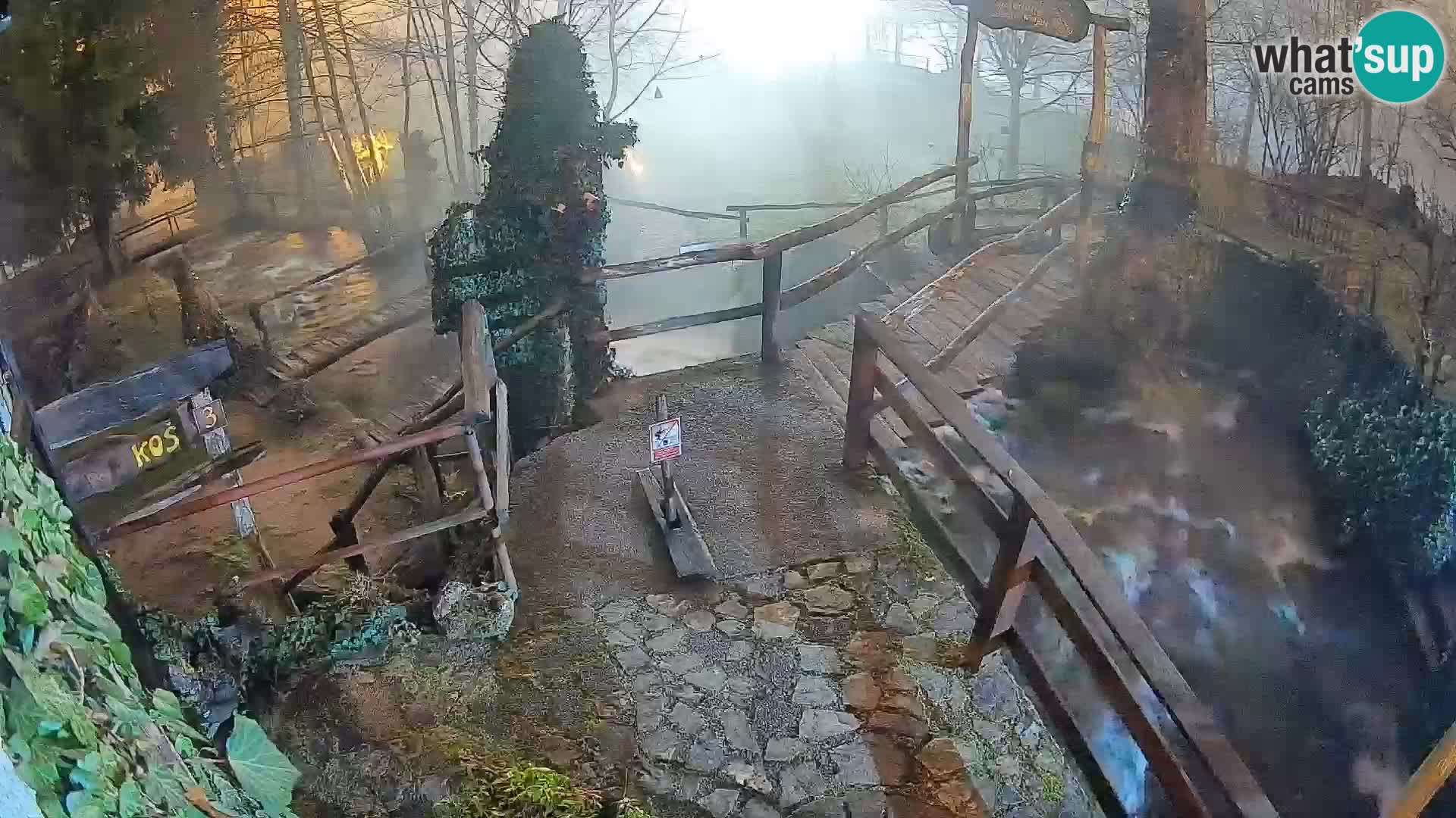 Seen auf dem Fluss Slunjčica in Rastoke