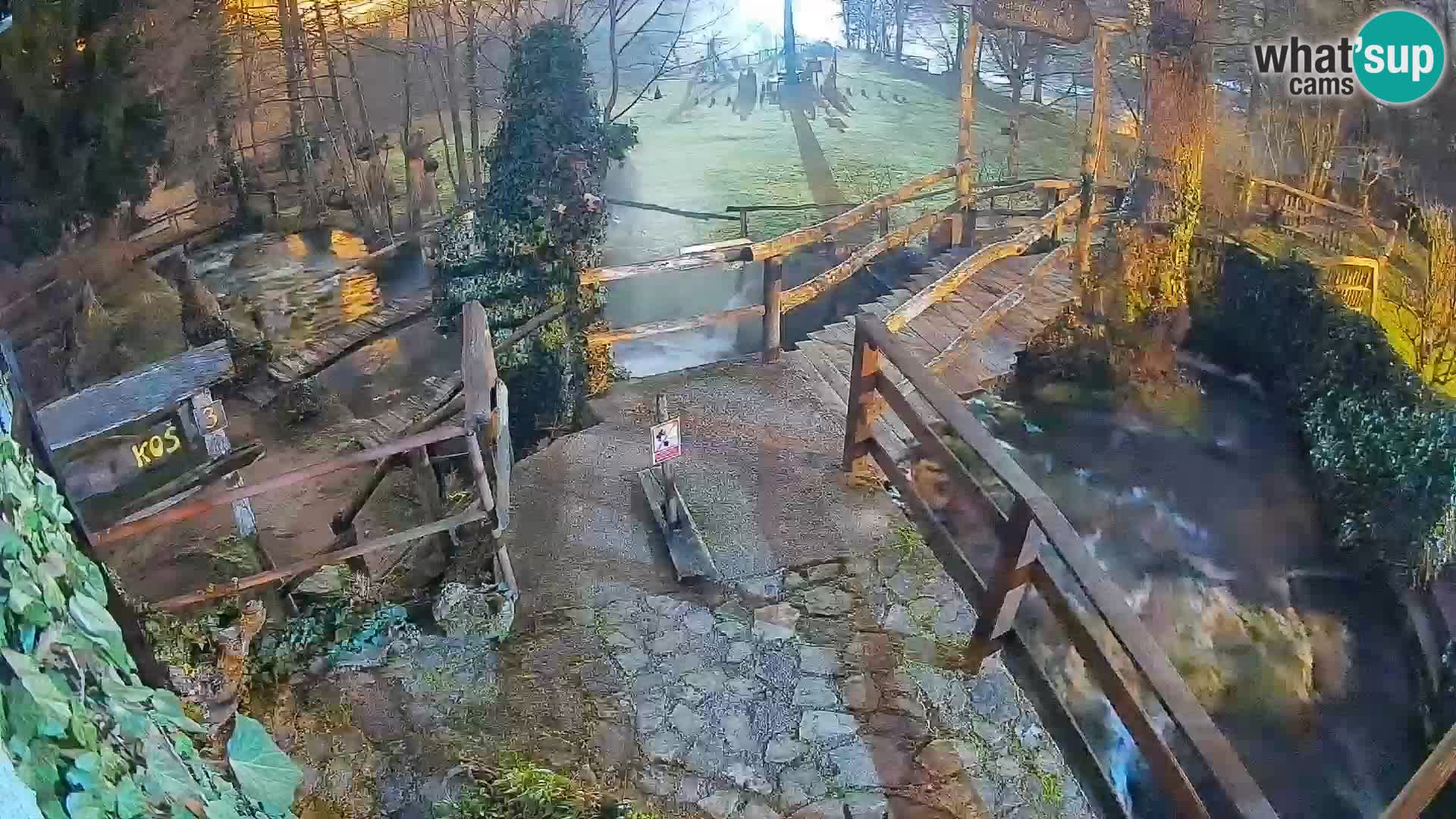 Seen auf dem Fluss Slunjčica in Rastoke