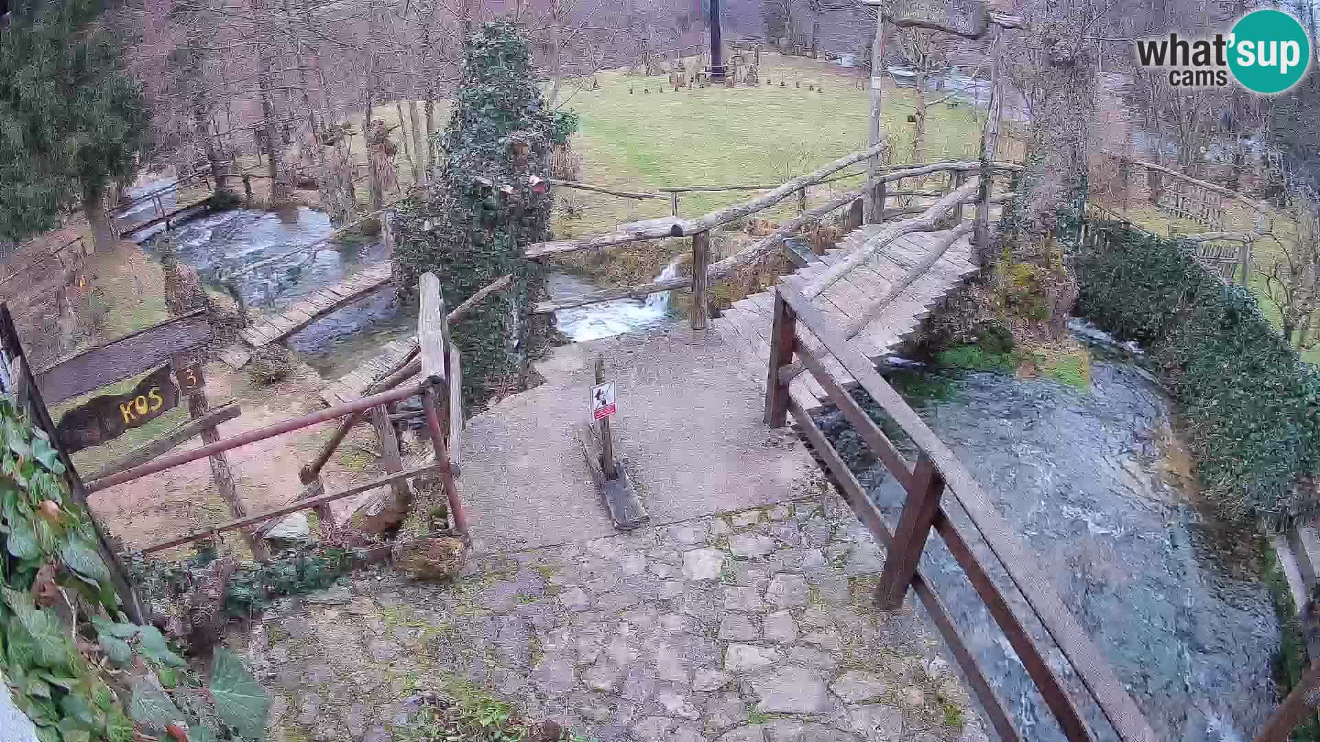 Jezera na reki Slunjčica v Rastokah