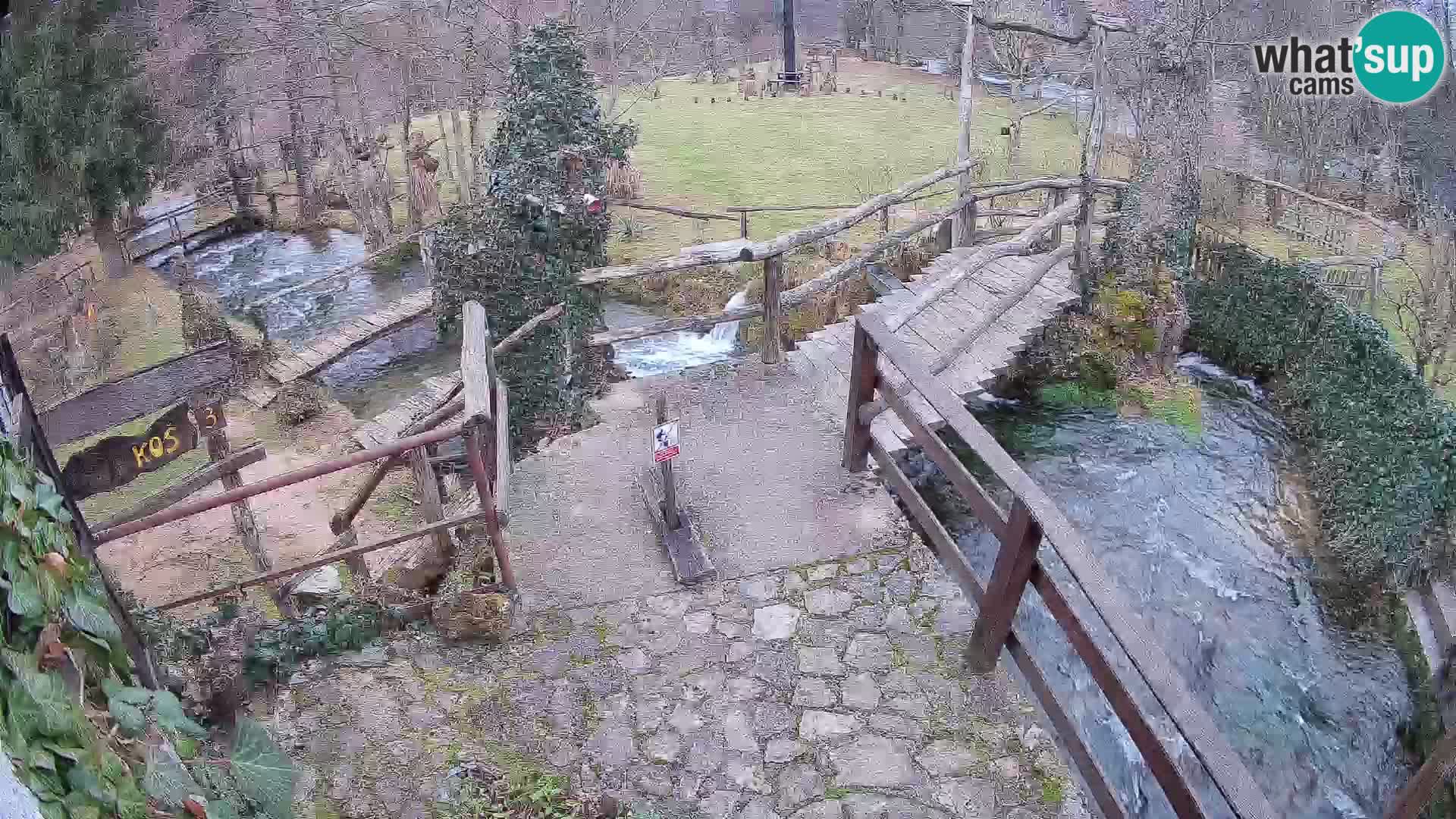 Jezera na reki Slunjčica v Rastokah