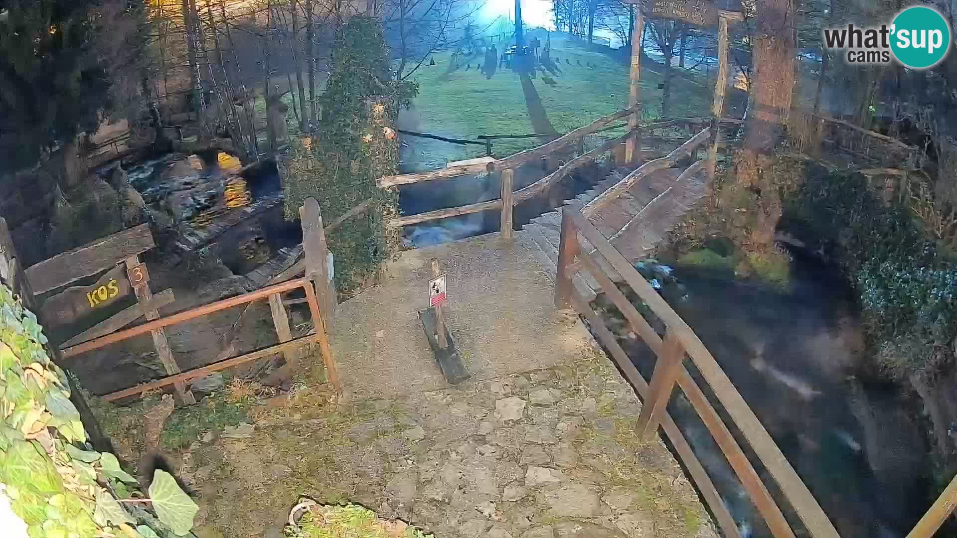 Jezera na reki Slunjčica v Rastokah