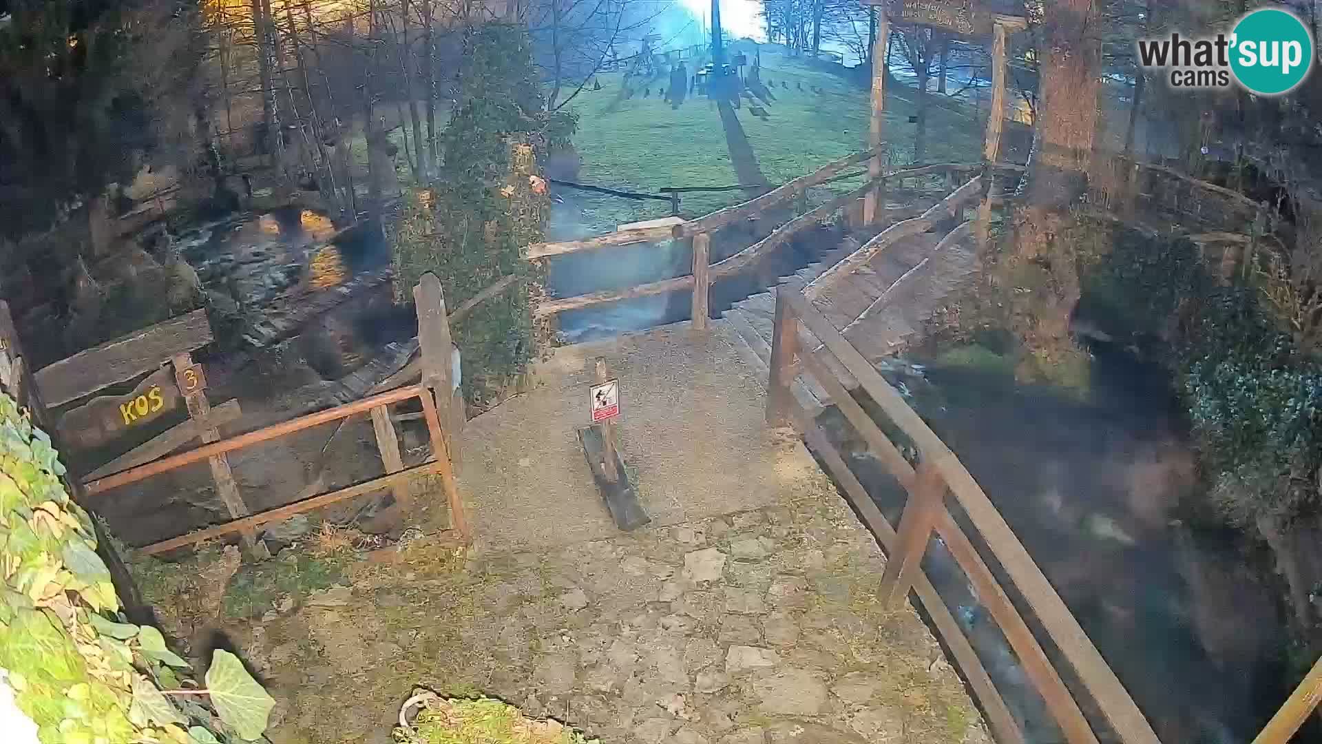 Jezera na reki Slunjčica v Rastokah