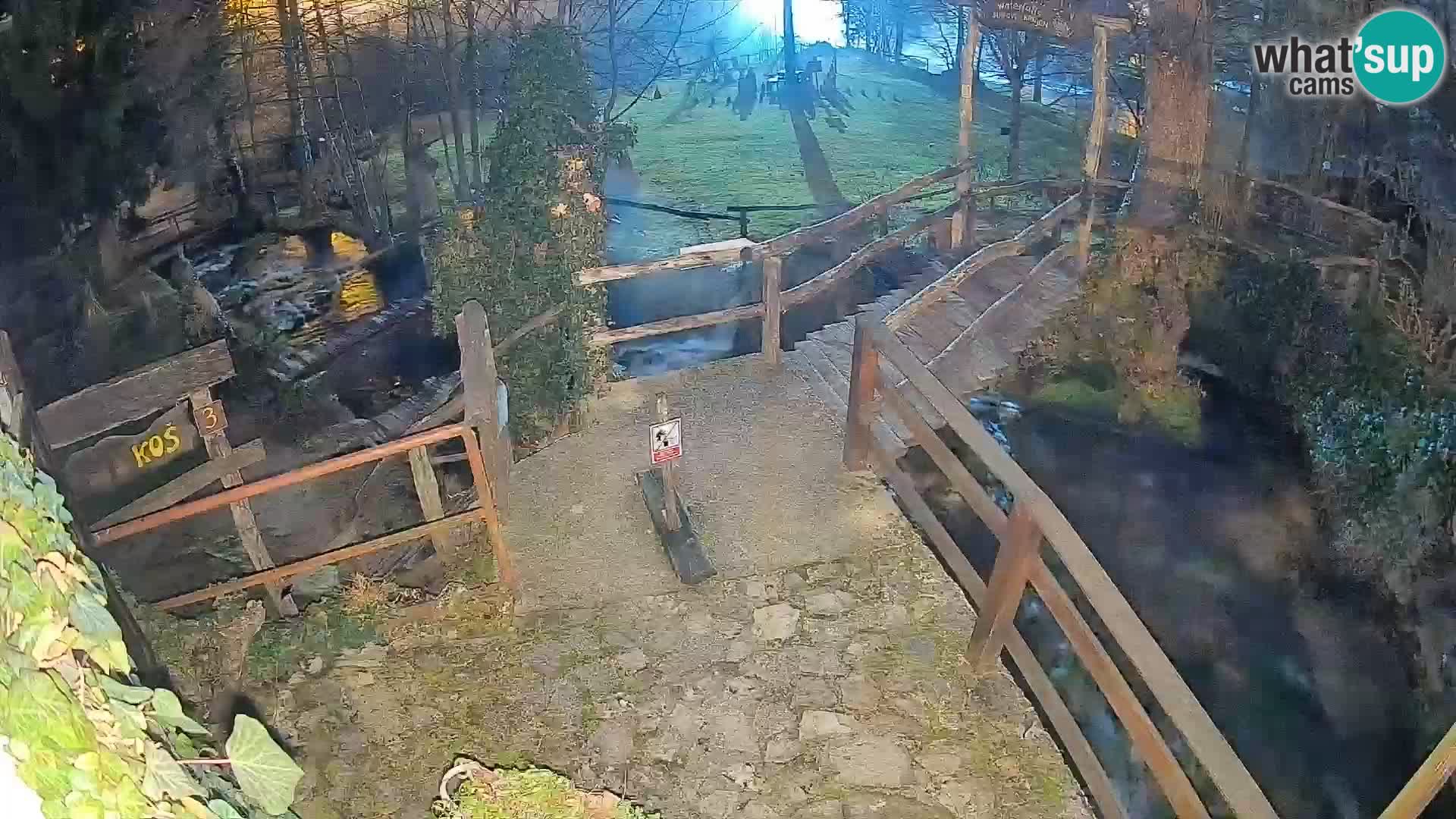 Jezera na reki Slunjčica v Rastokah