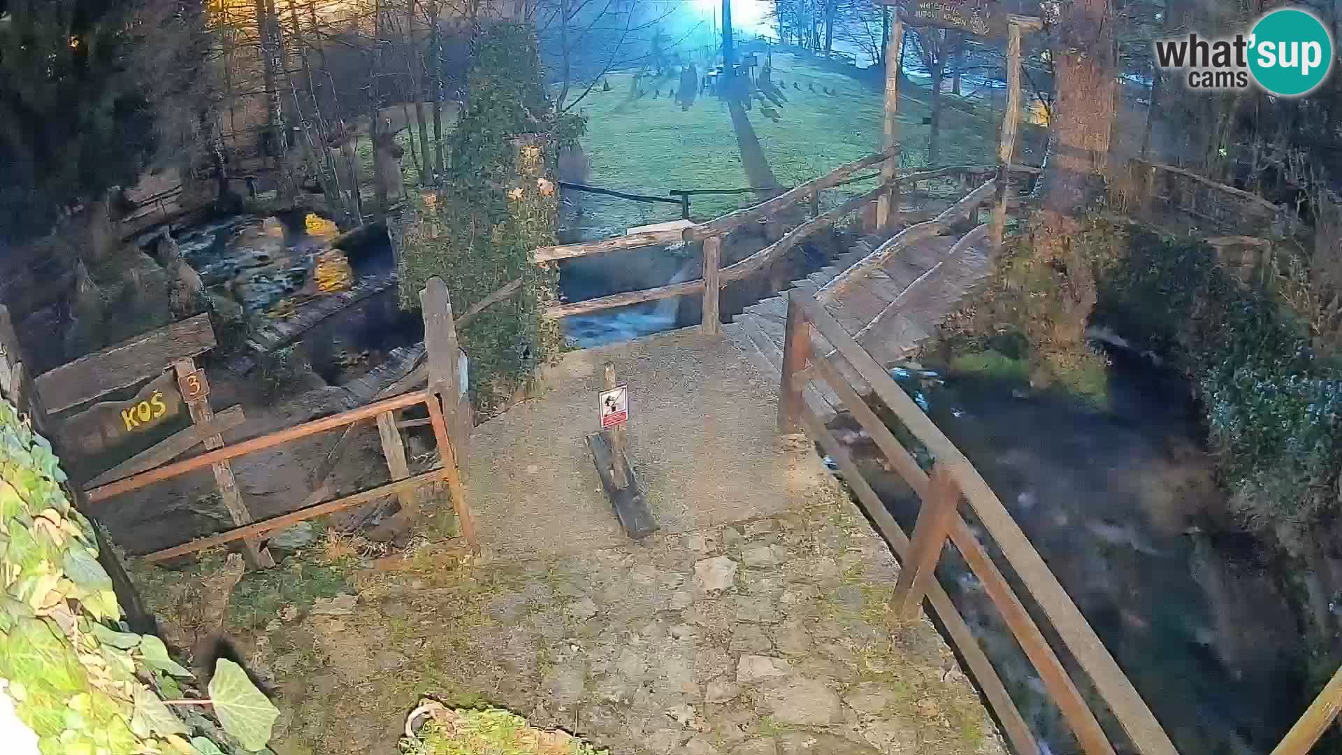 lagos en el río Slunjčica en Rastoke