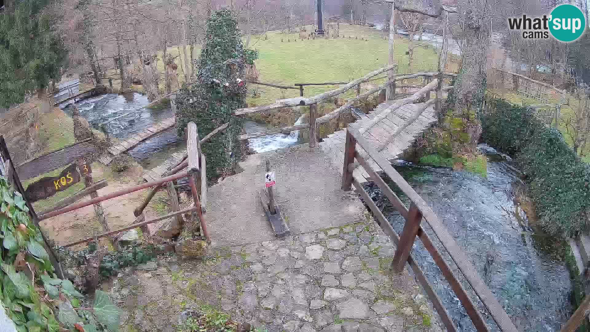 Jezera na reki Slunjčica v Rastokah