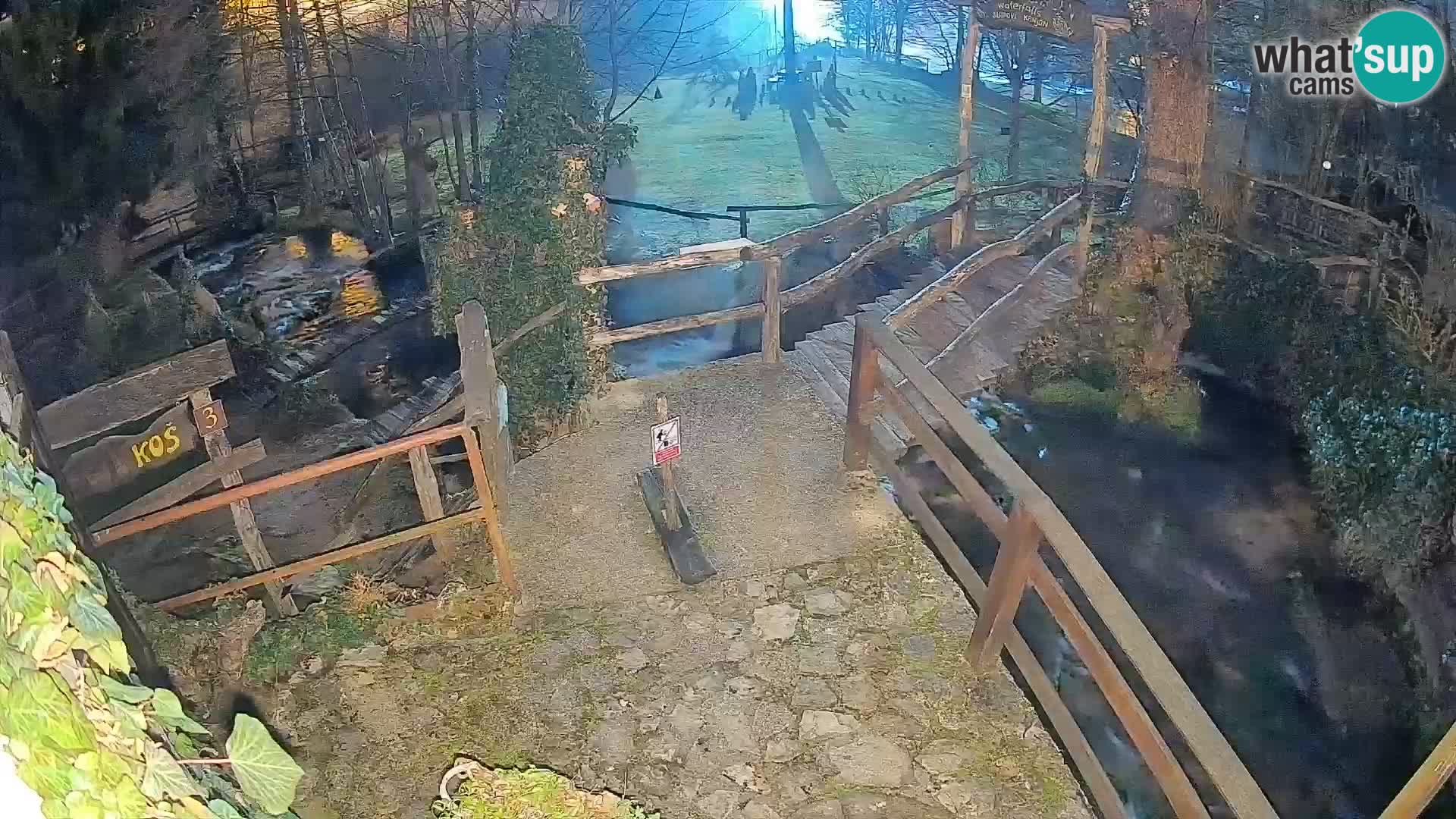 Jezera na reki Slunjčica v Rastokah