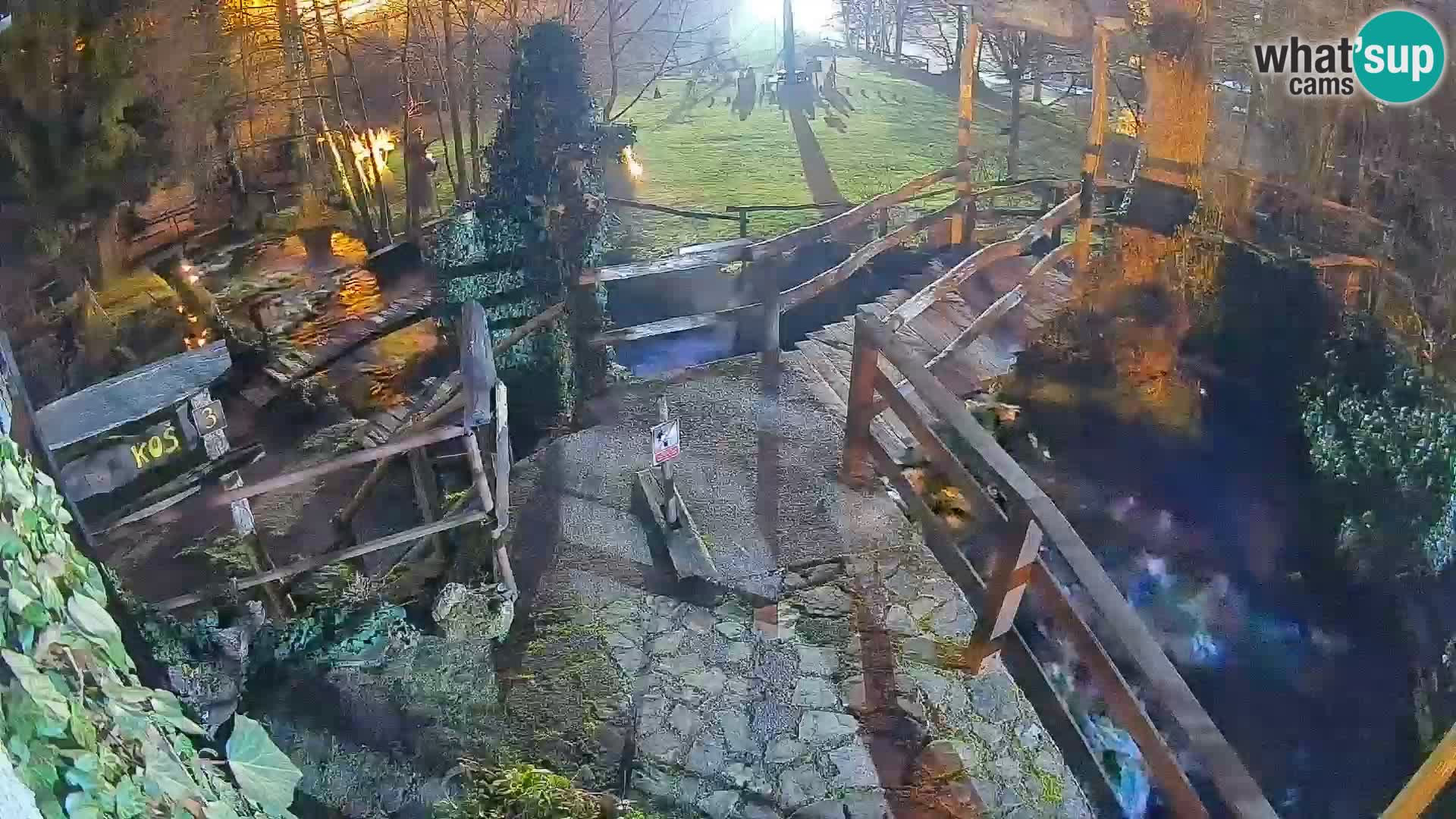 lagos en el río Slunjčica en Rastoke