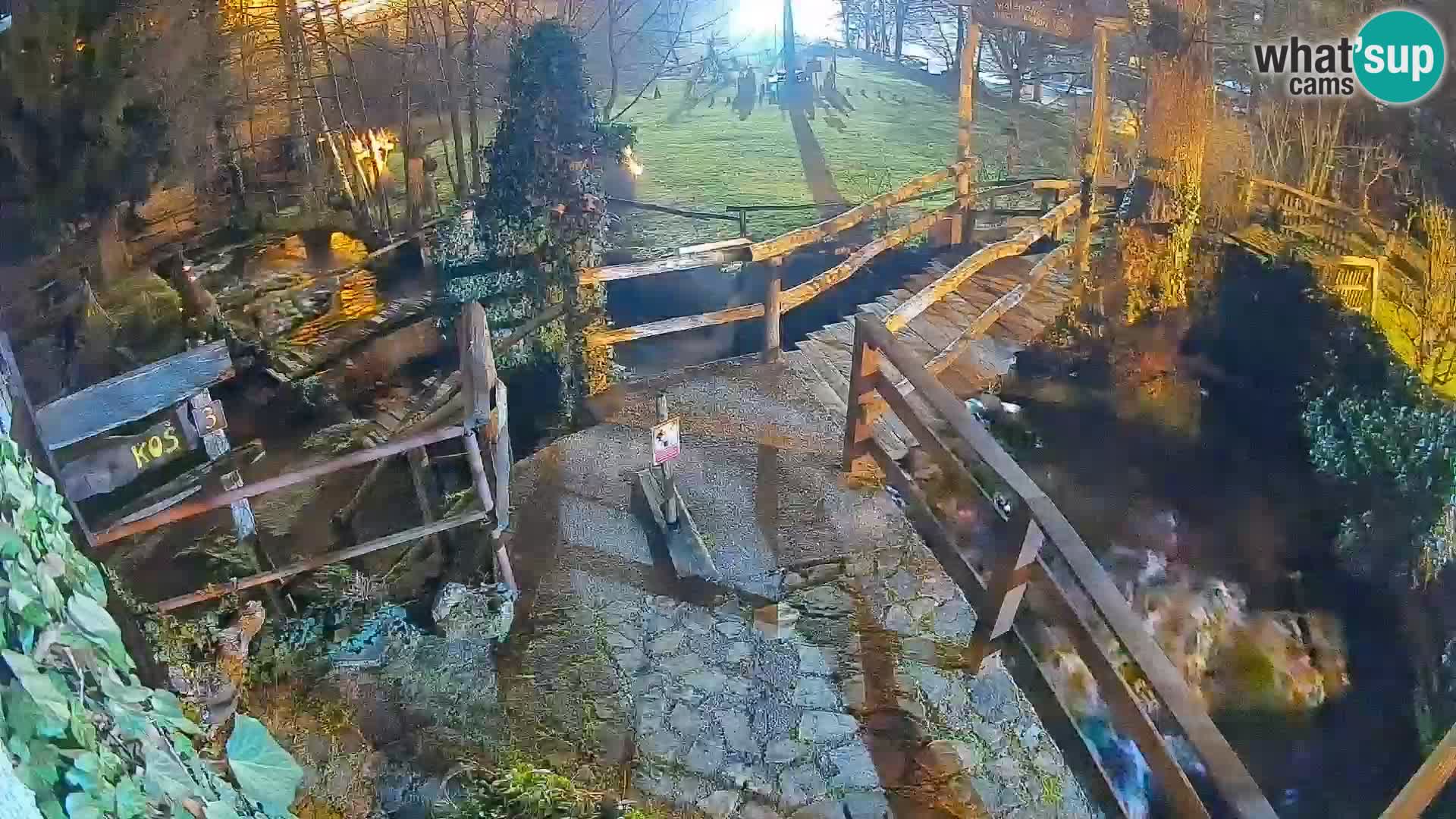 Seen auf dem Fluss Slunjčica in Rastoke