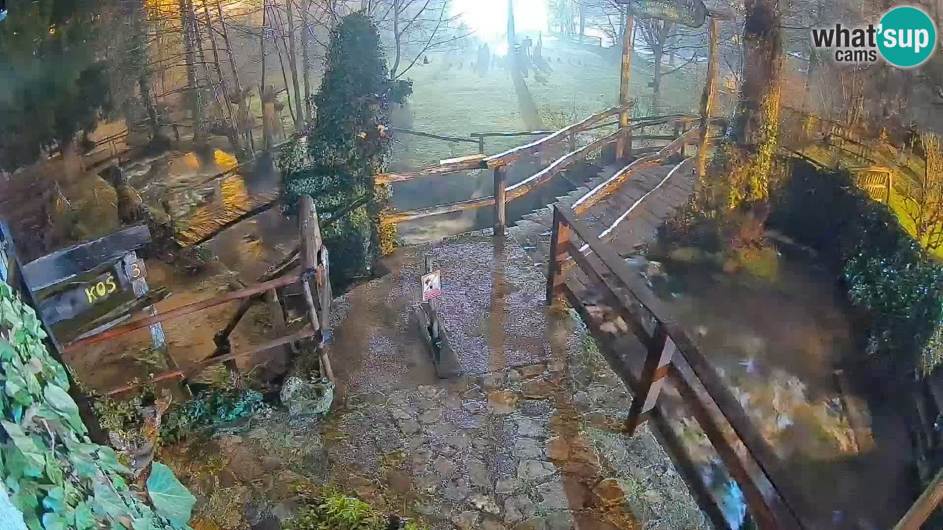 Seen auf dem Fluss Slunjčica in Rastoke