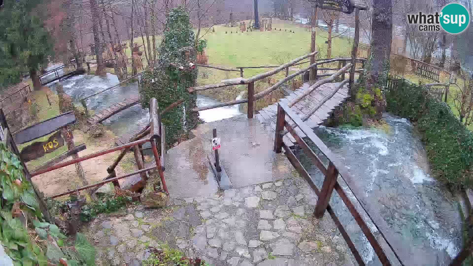 Jezera na reki Slunjčica v Rastokah