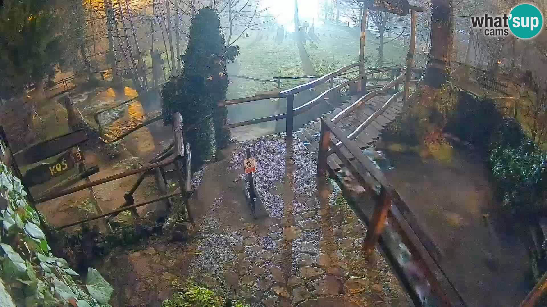 lagos en el río Slunjčica en Rastoke