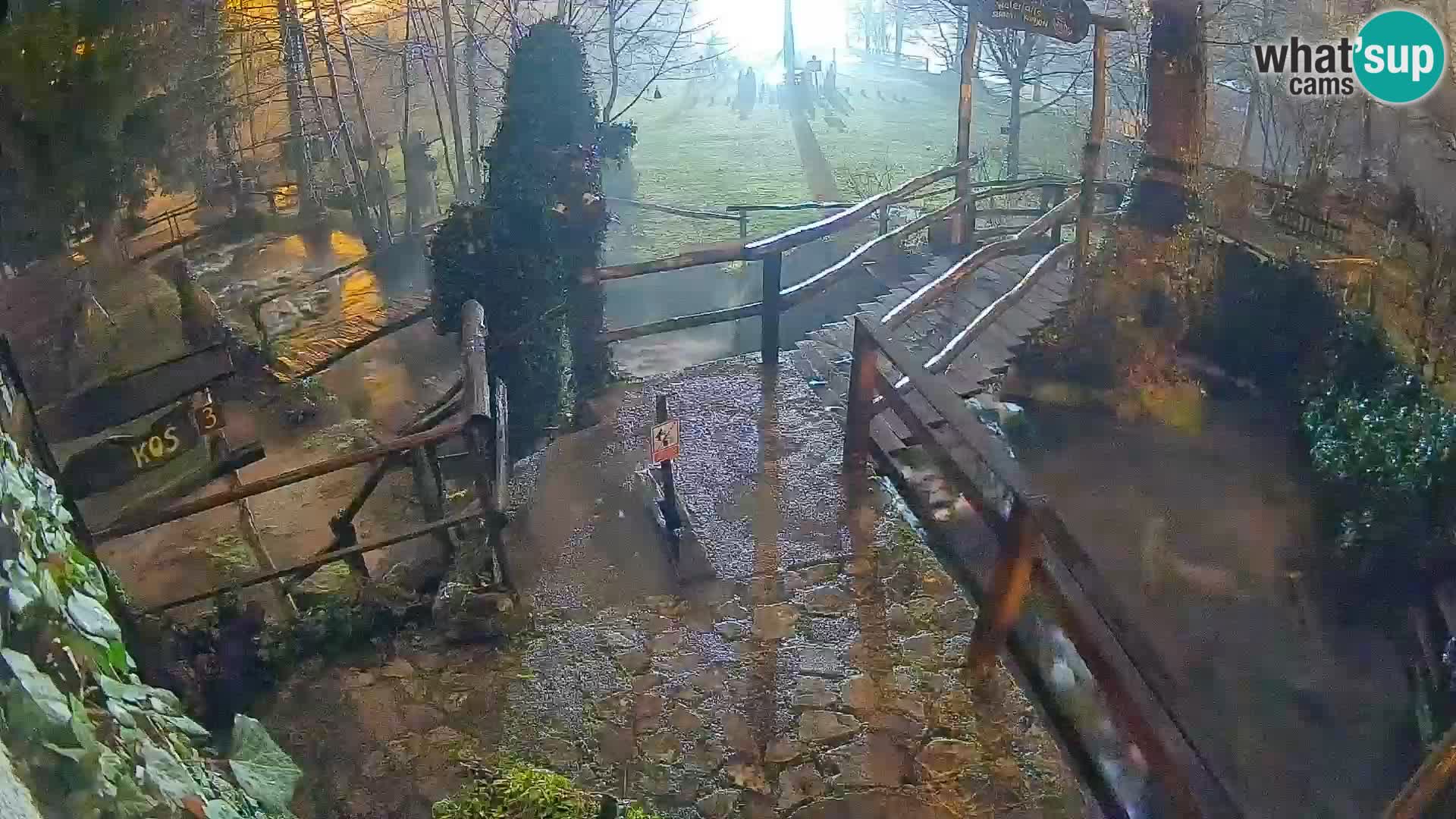 lagos en el río Slunjčica en Rastoke