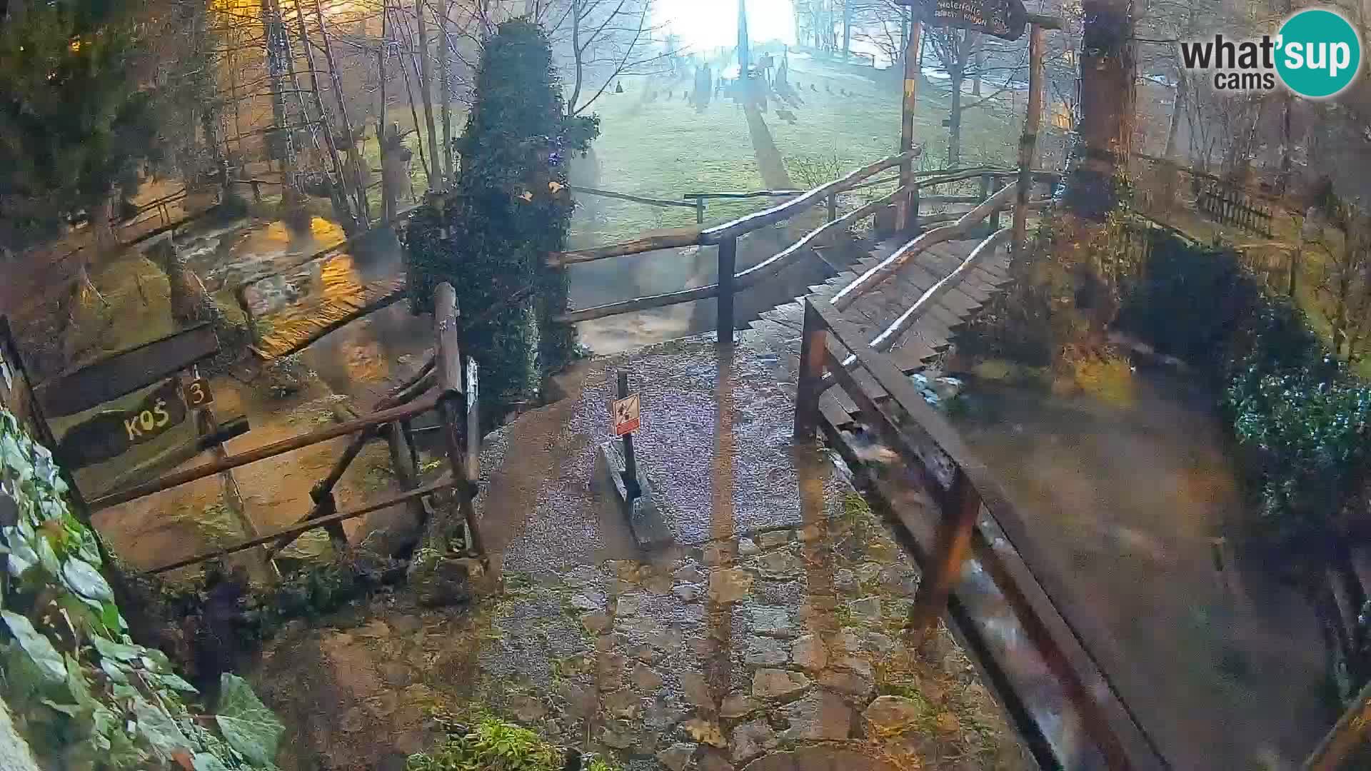 Seen auf dem Fluss Slunjčica in Rastoke