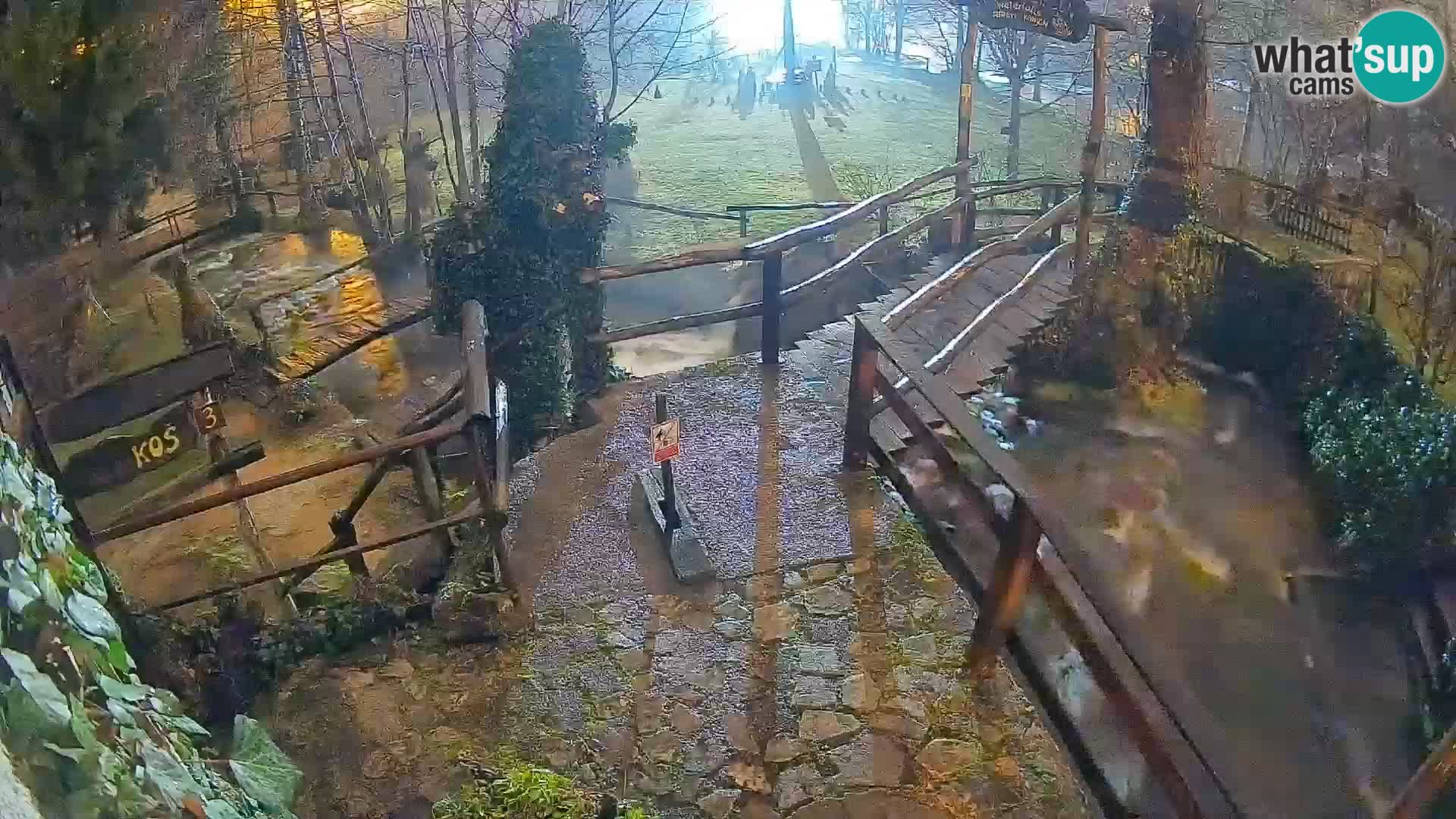 Seen auf dem Fluss Slunjčica in Rastoke