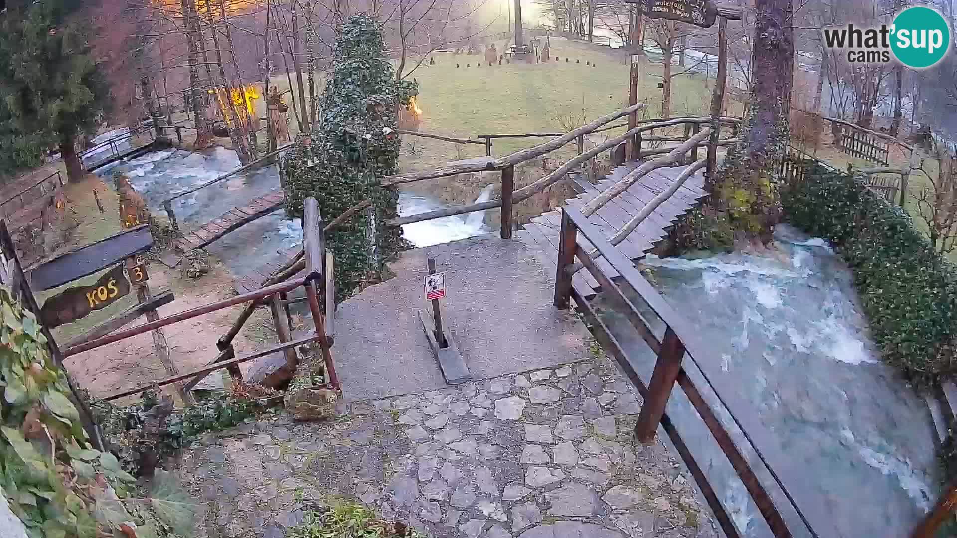 Jezera na reki Slunjčica v Rastokah