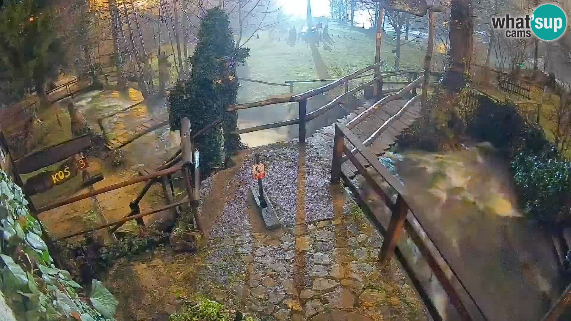 Seen auf dem Fluss Slunjčica in Rastoke