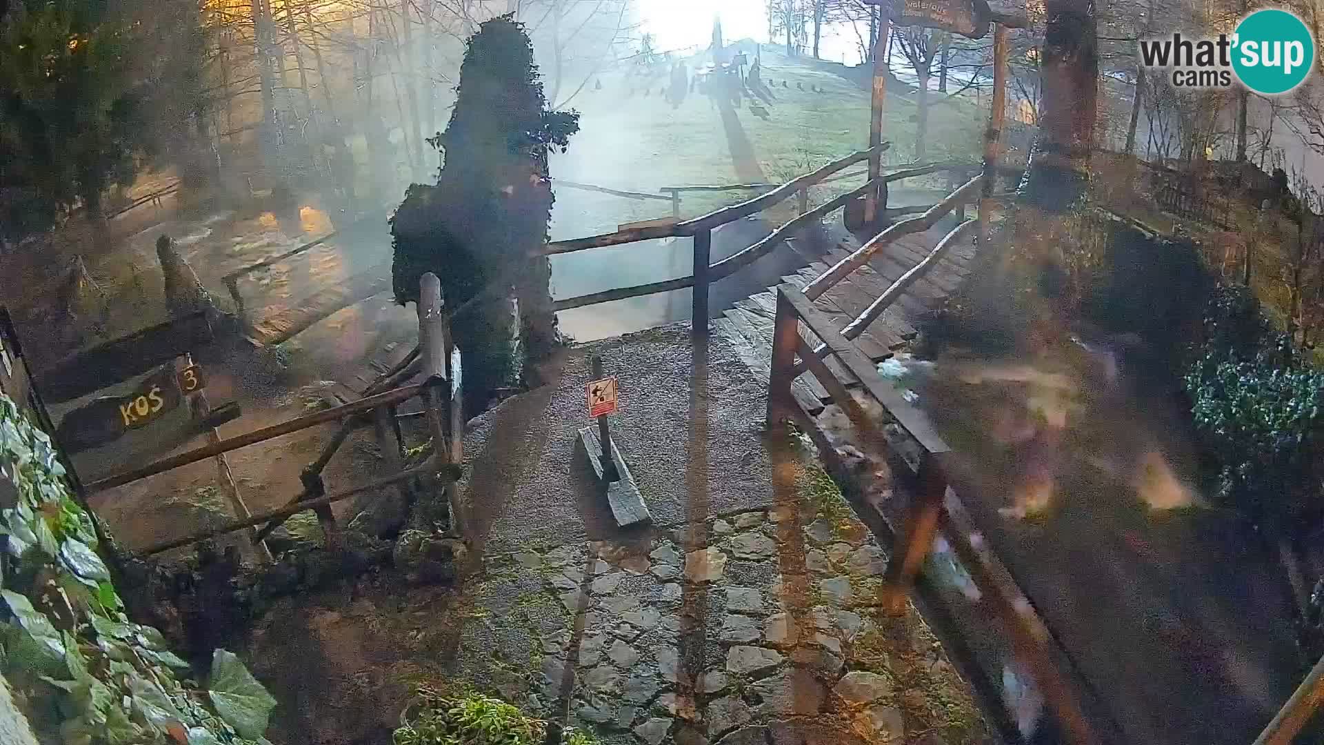 Jezera na reki Slunjčica v Rastokah