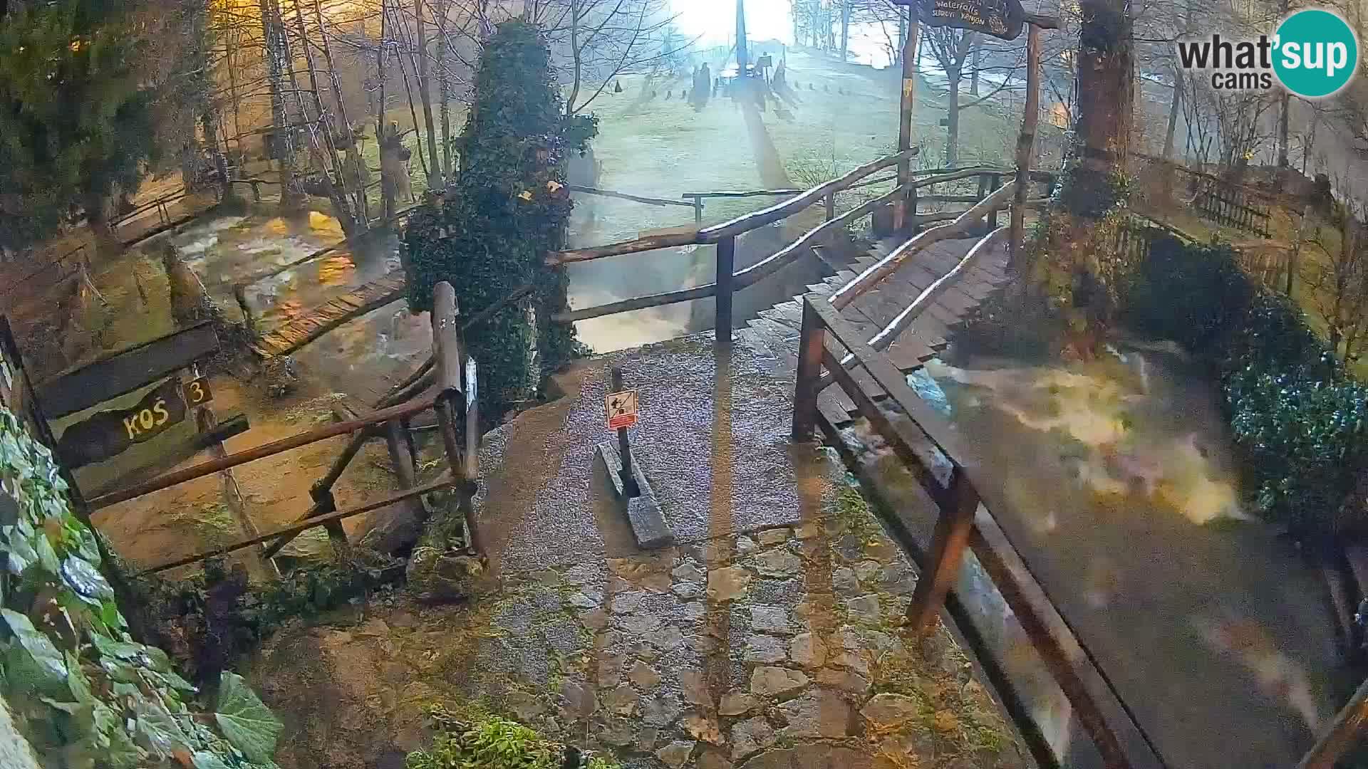 Seen auf dem Fluss Slunjčica in Rastoke