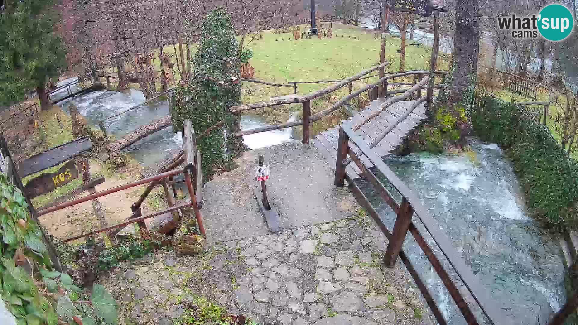 Jezera na reki Slunjčica v Rastokah