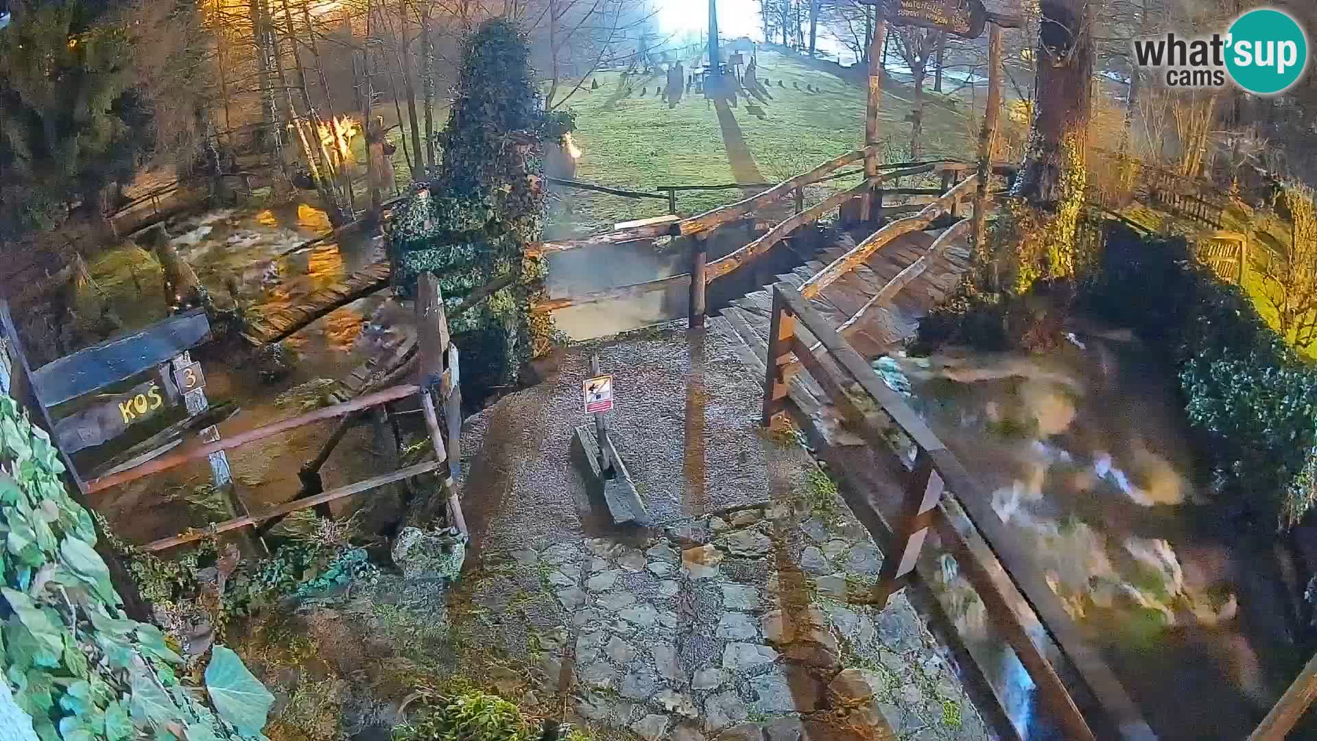 lagos en el río Slunjčica en Rastoke