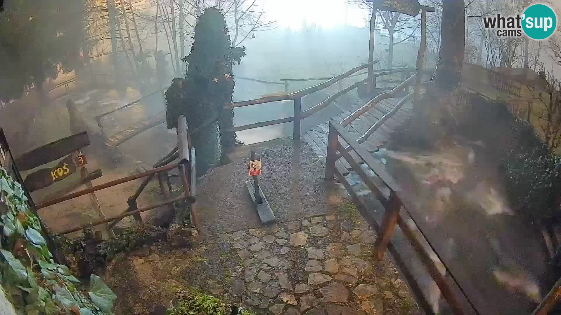 Seen auf dem Fluss Slunjčica in Rastoke