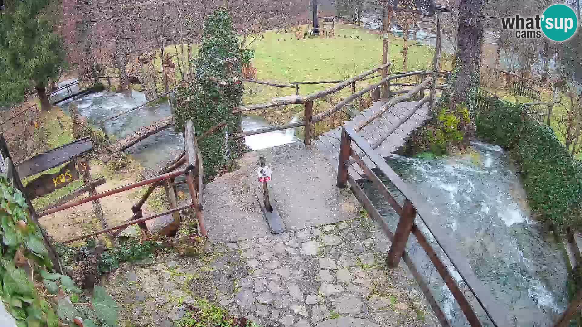 Jezera na reki Slunjčica v Rastokah