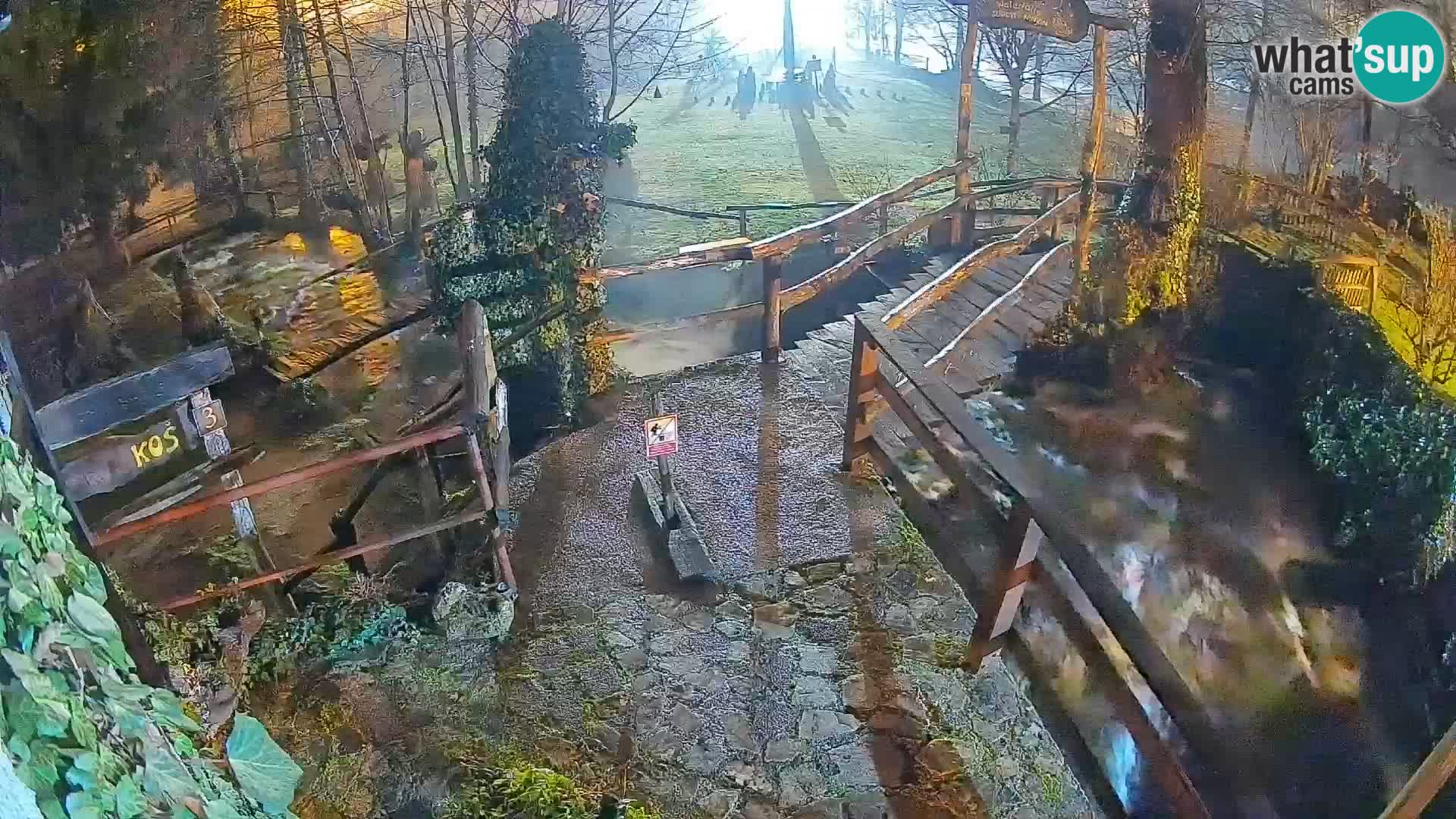 Seen auf dem Fluss Slunjčica in Rastoke