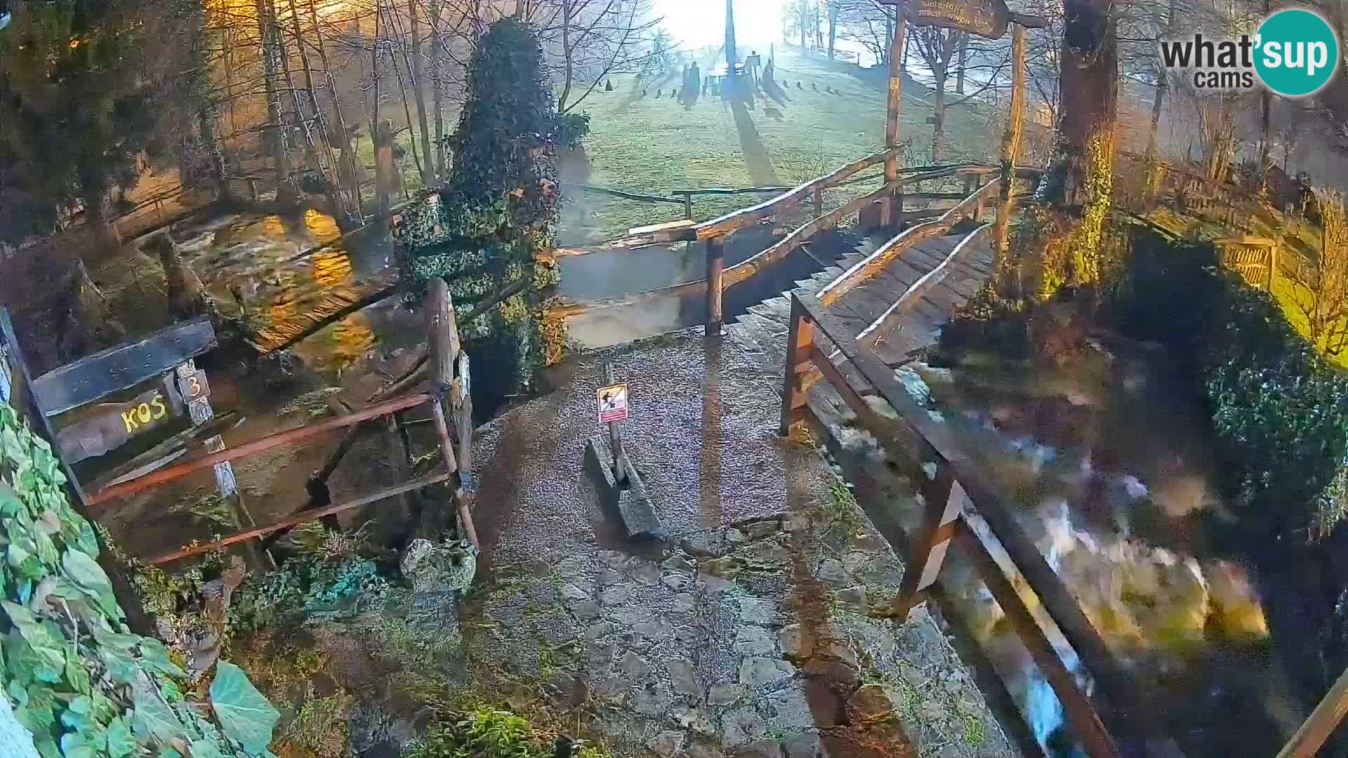 Seen auf dem Fluss Slunjčica in Rastoke