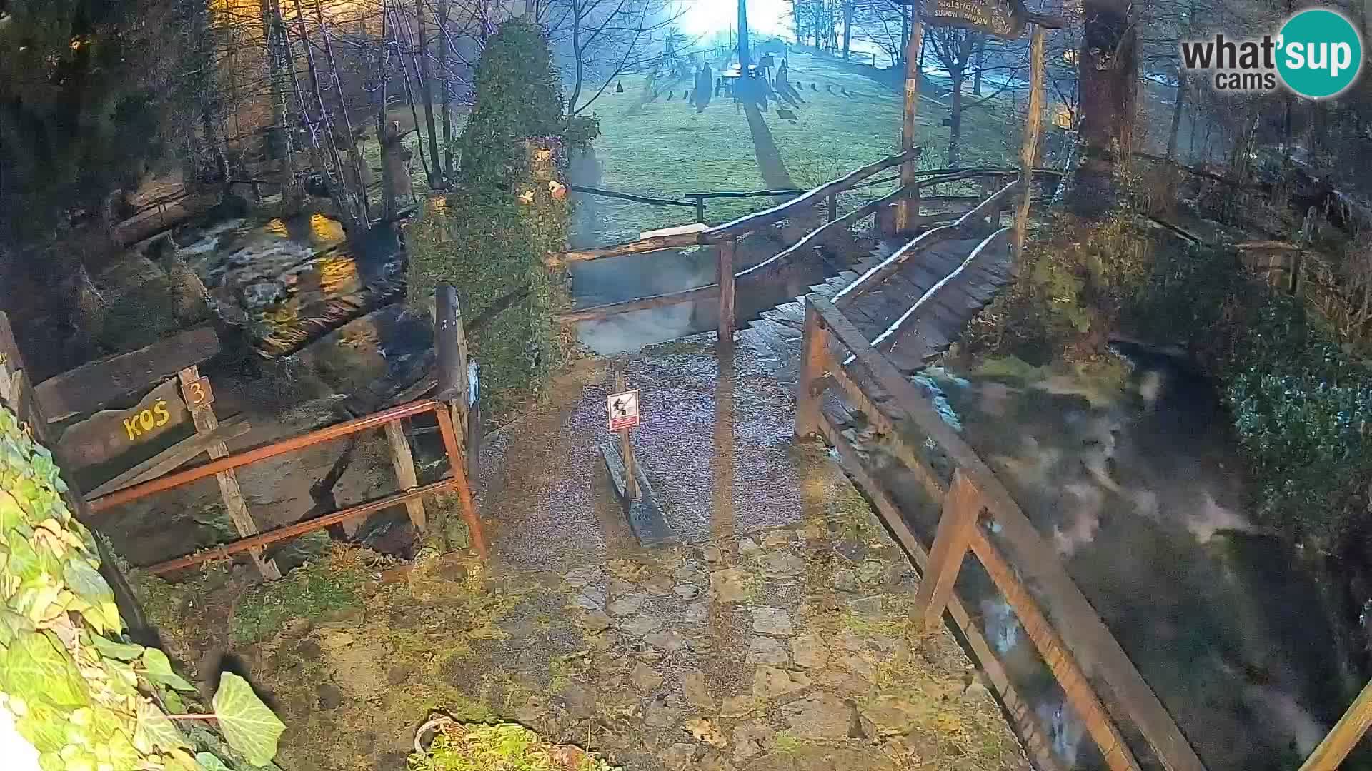 Jezera na reki Slunjčica v Rastokah