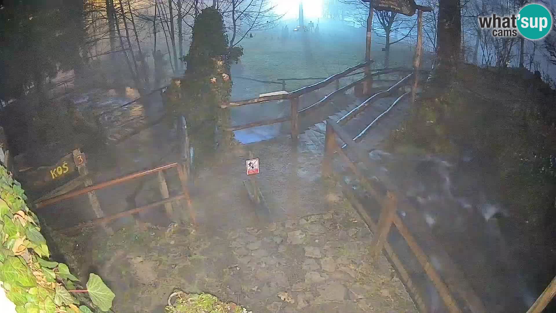 lagos en el río Slunjčica en Rastoke