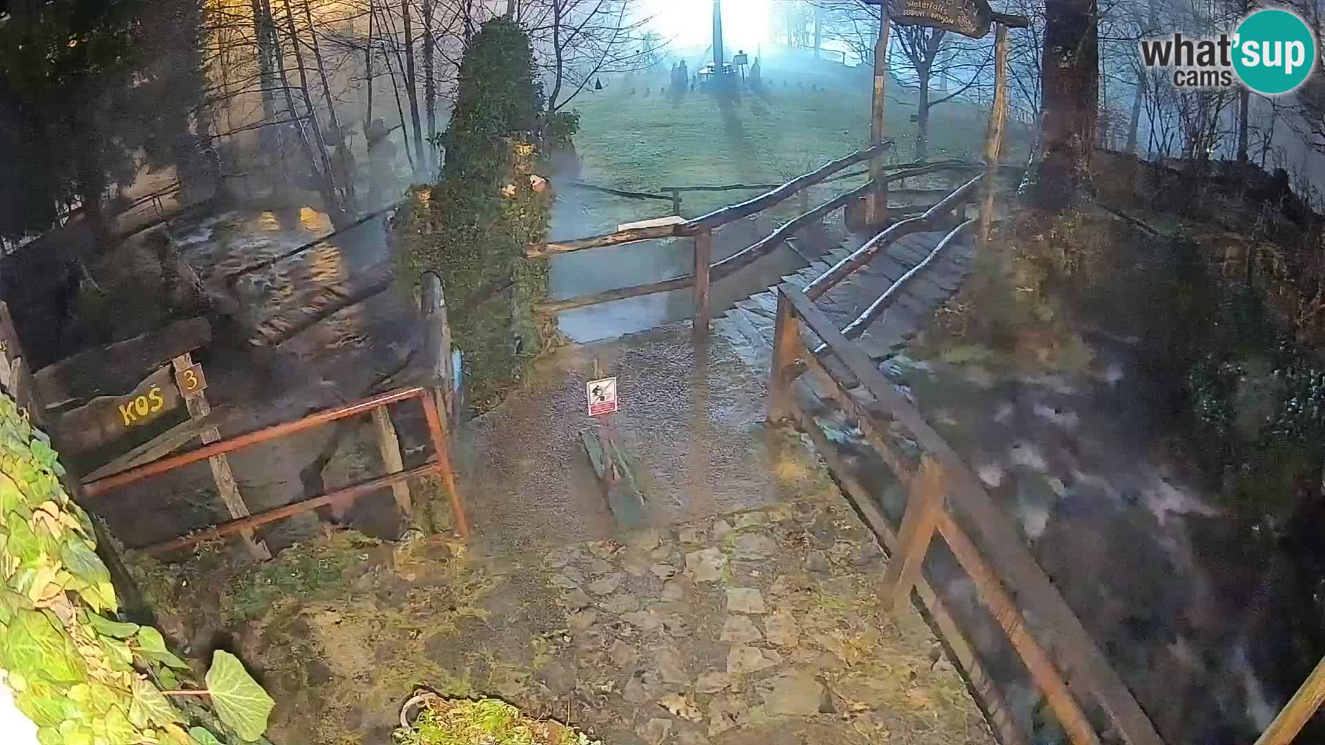 lagos en el río Slunjčica en Rastoke