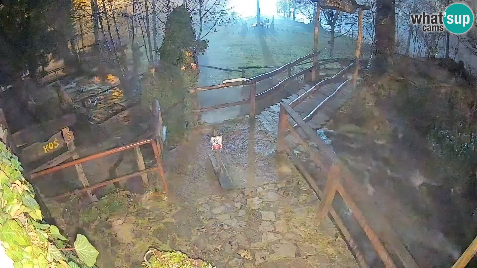 lagos en el río Slunjčica en Rastoke