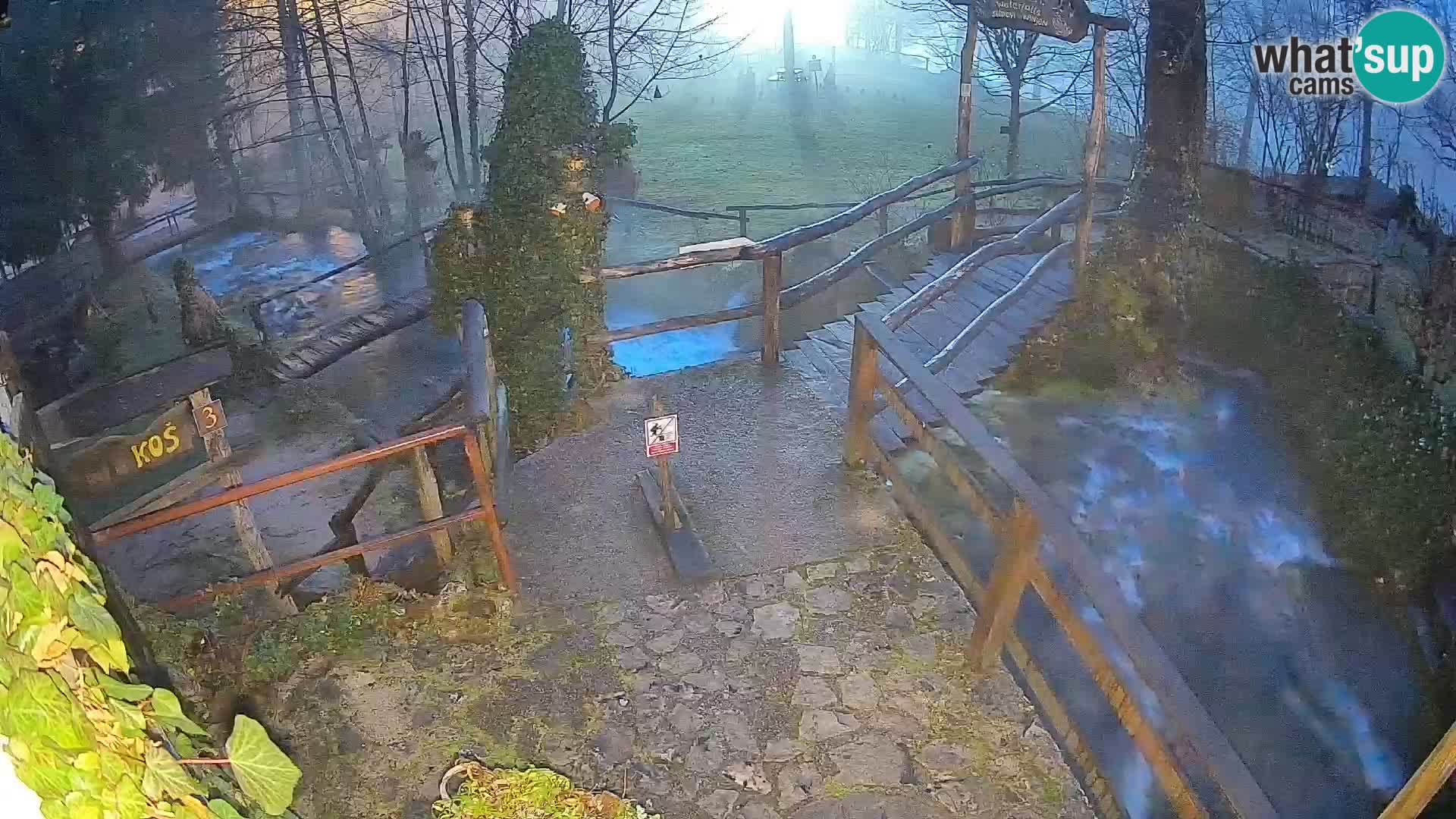 Seen auf dem Fluss Slunjčica in Rastoke