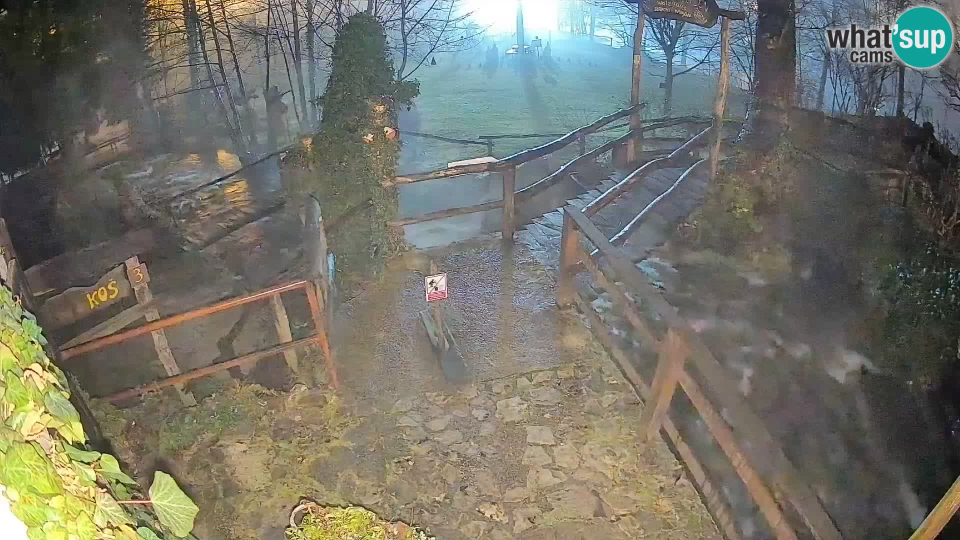 Seen auf dem Fluss Slunjčica in Rastoke