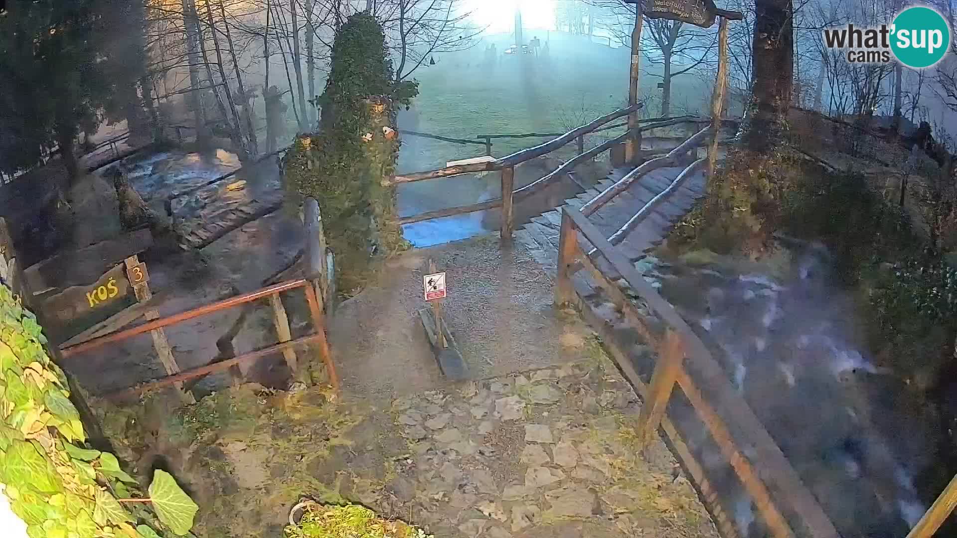 Jezera na reki Slunjčica v Rastokah