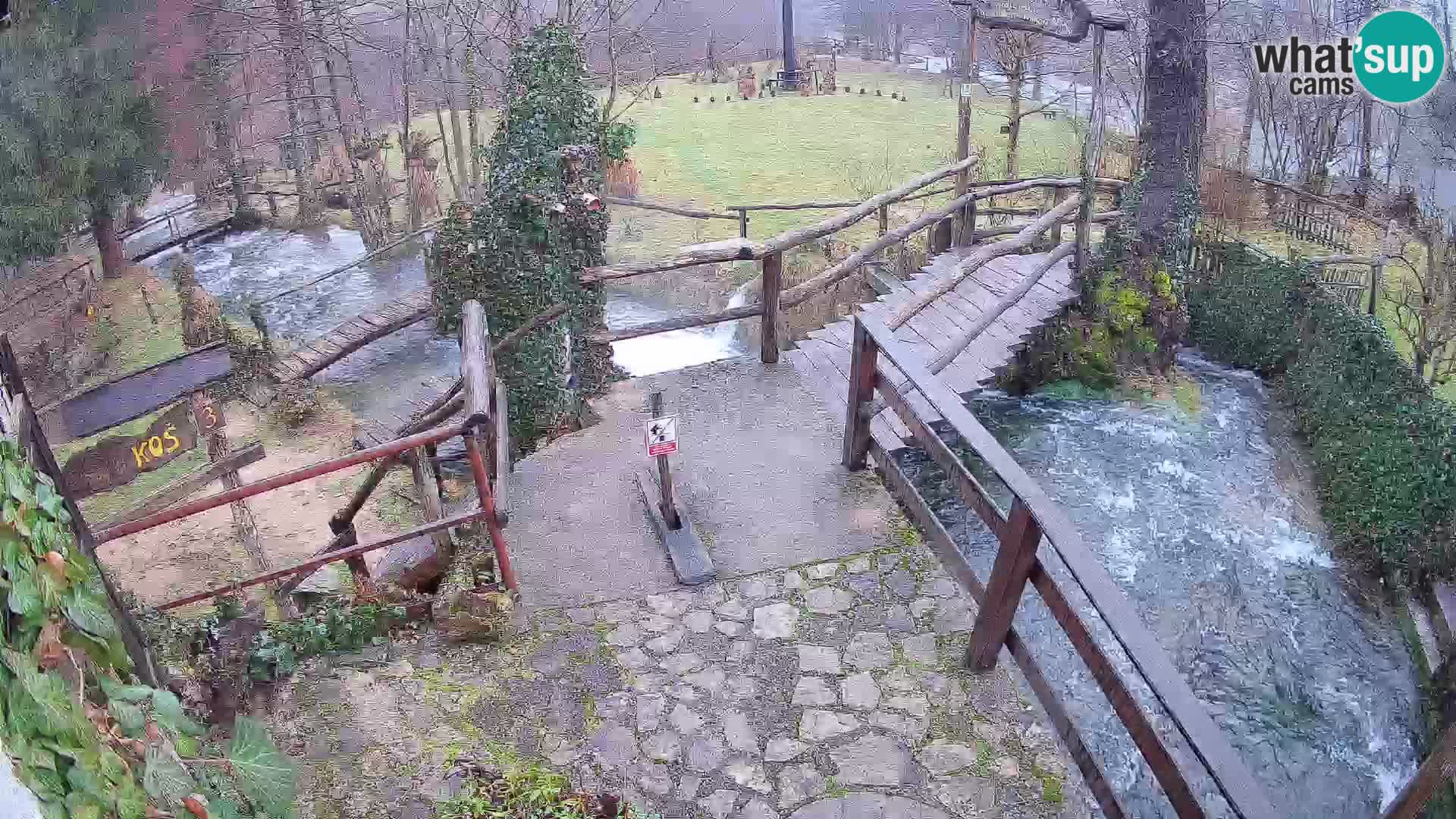 Jezera na reki Slunjčica v Rastokah