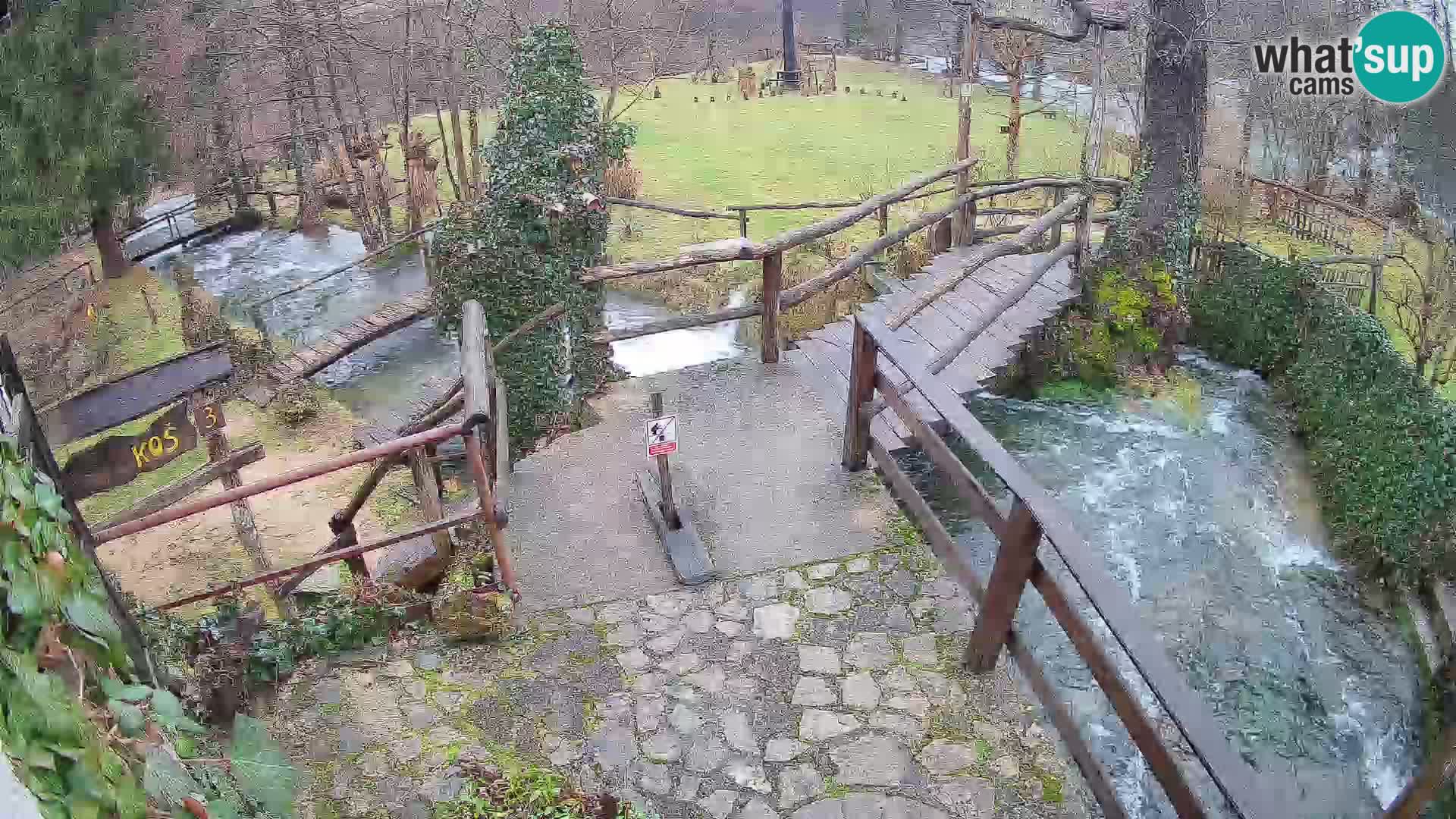 Seen auf dem Fluss Slunjčica in Rastoke