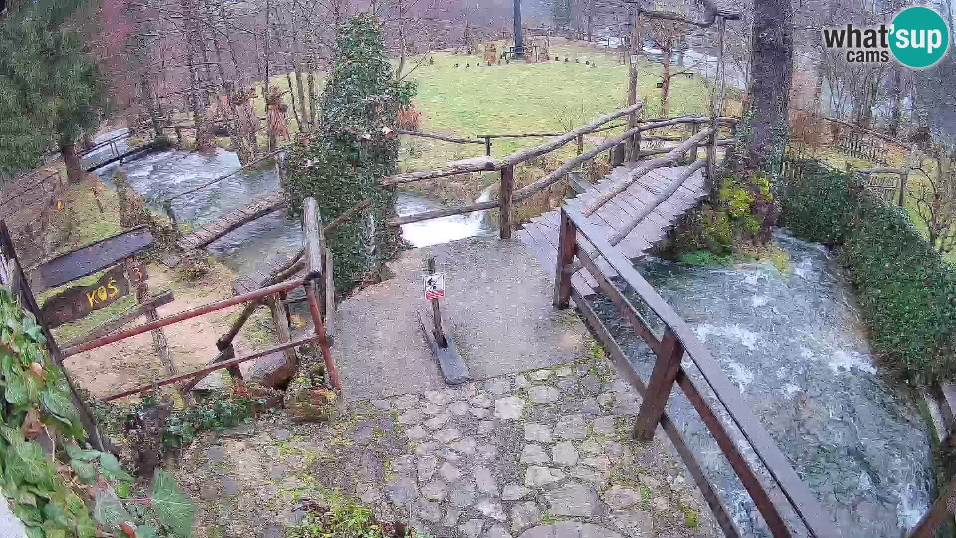 Jezera na reki Slunjčica v Rastokah