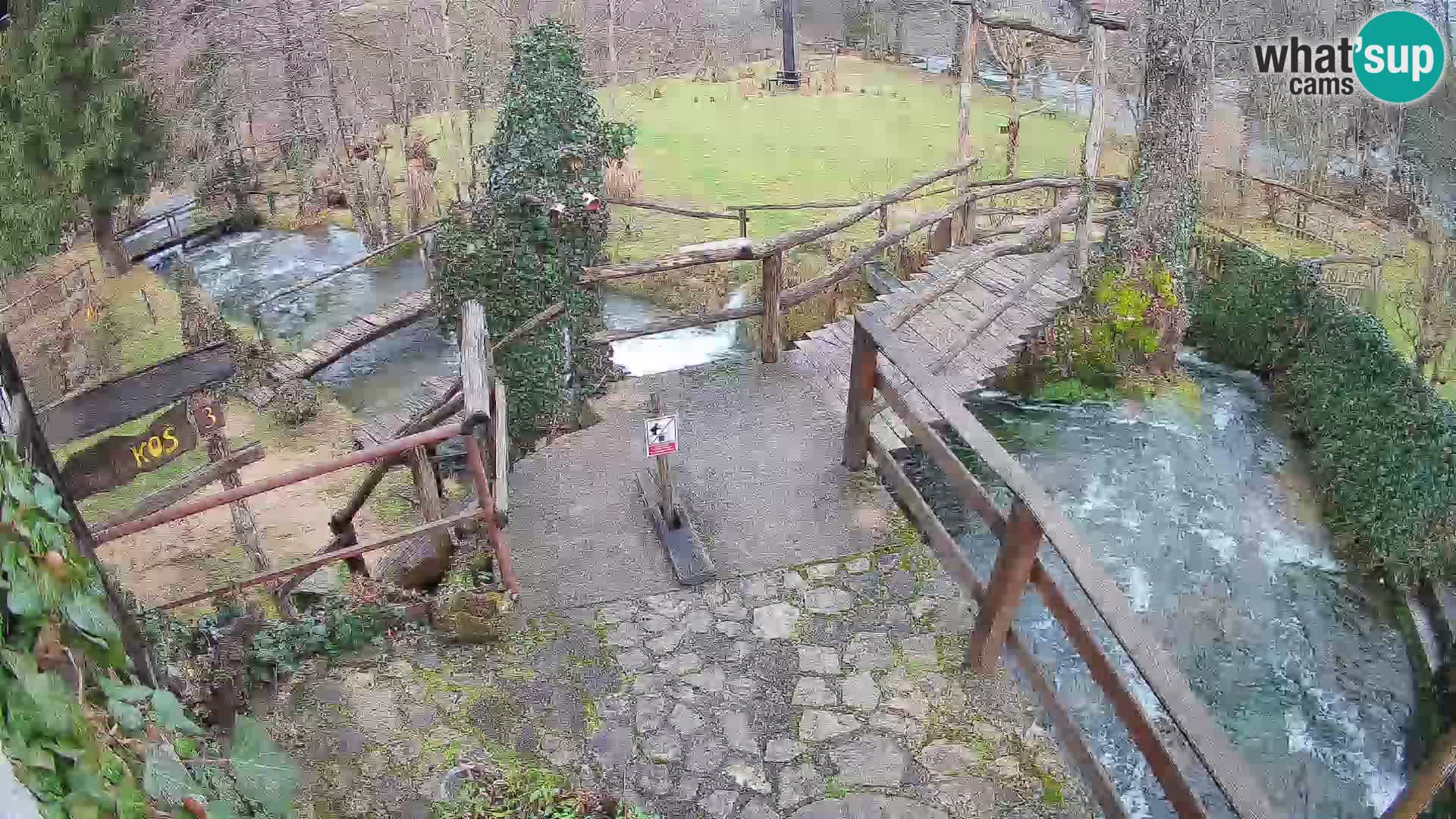 Jezera na reki Slunjčica v Rastokah