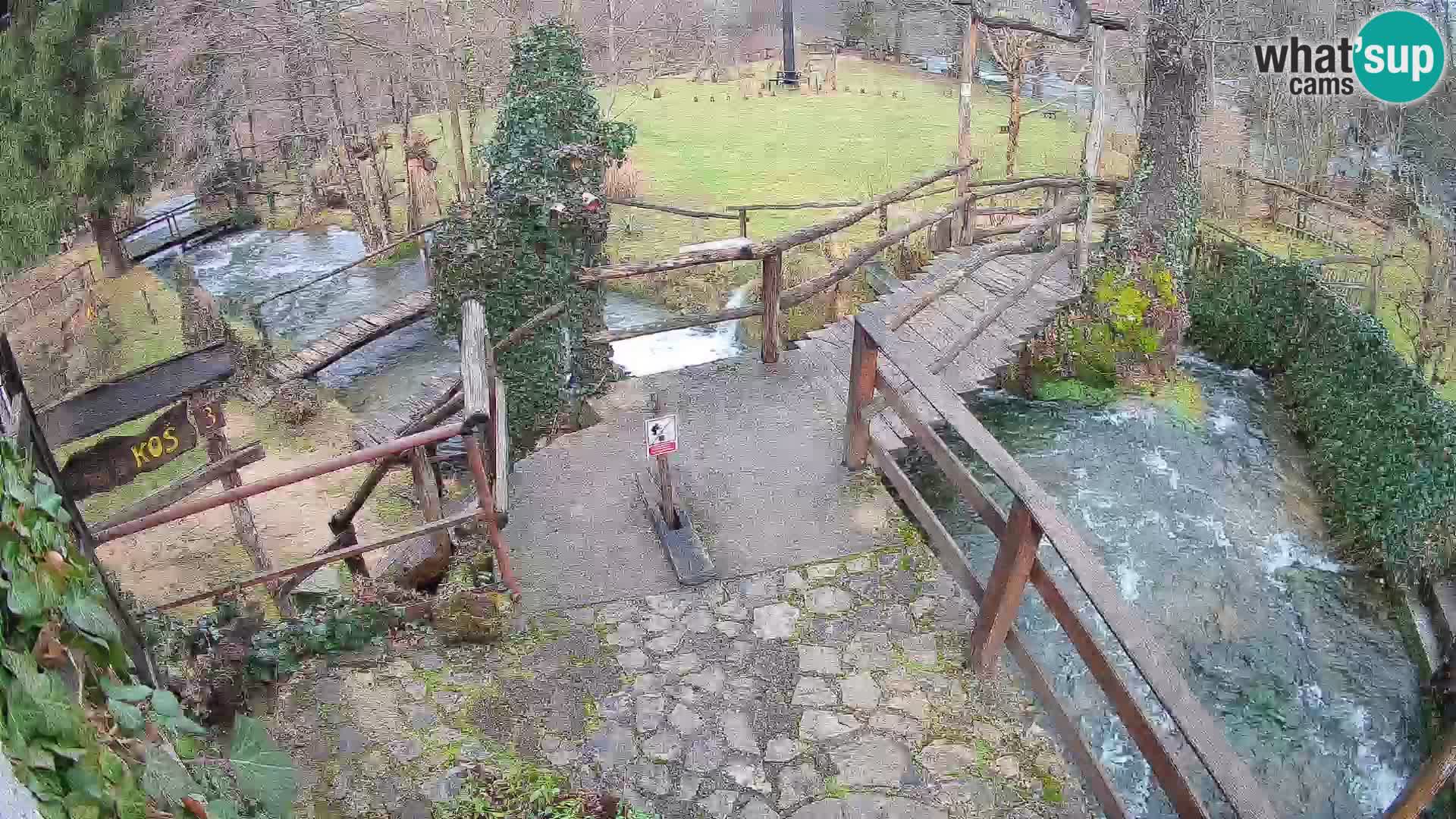 Jezera na reki Slunjčica v Rastokah