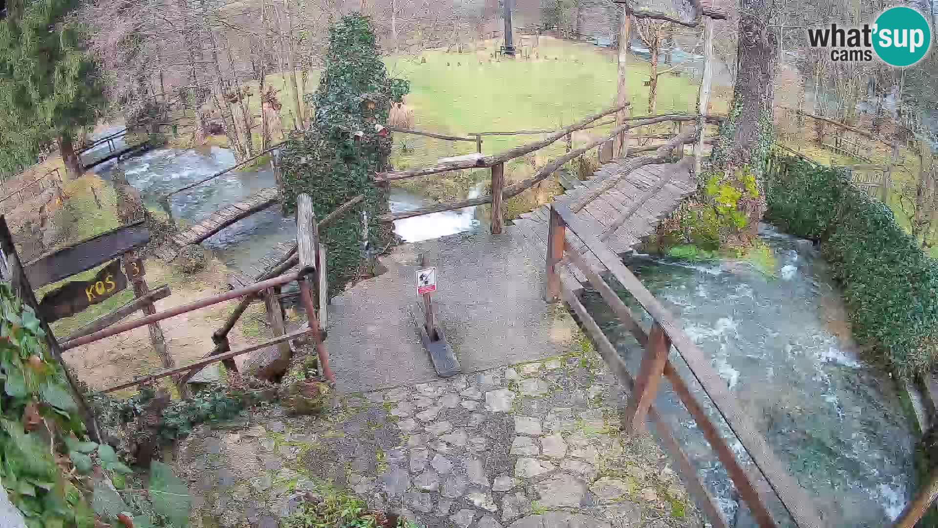 lagos en el río Slunjčica en Rastoke