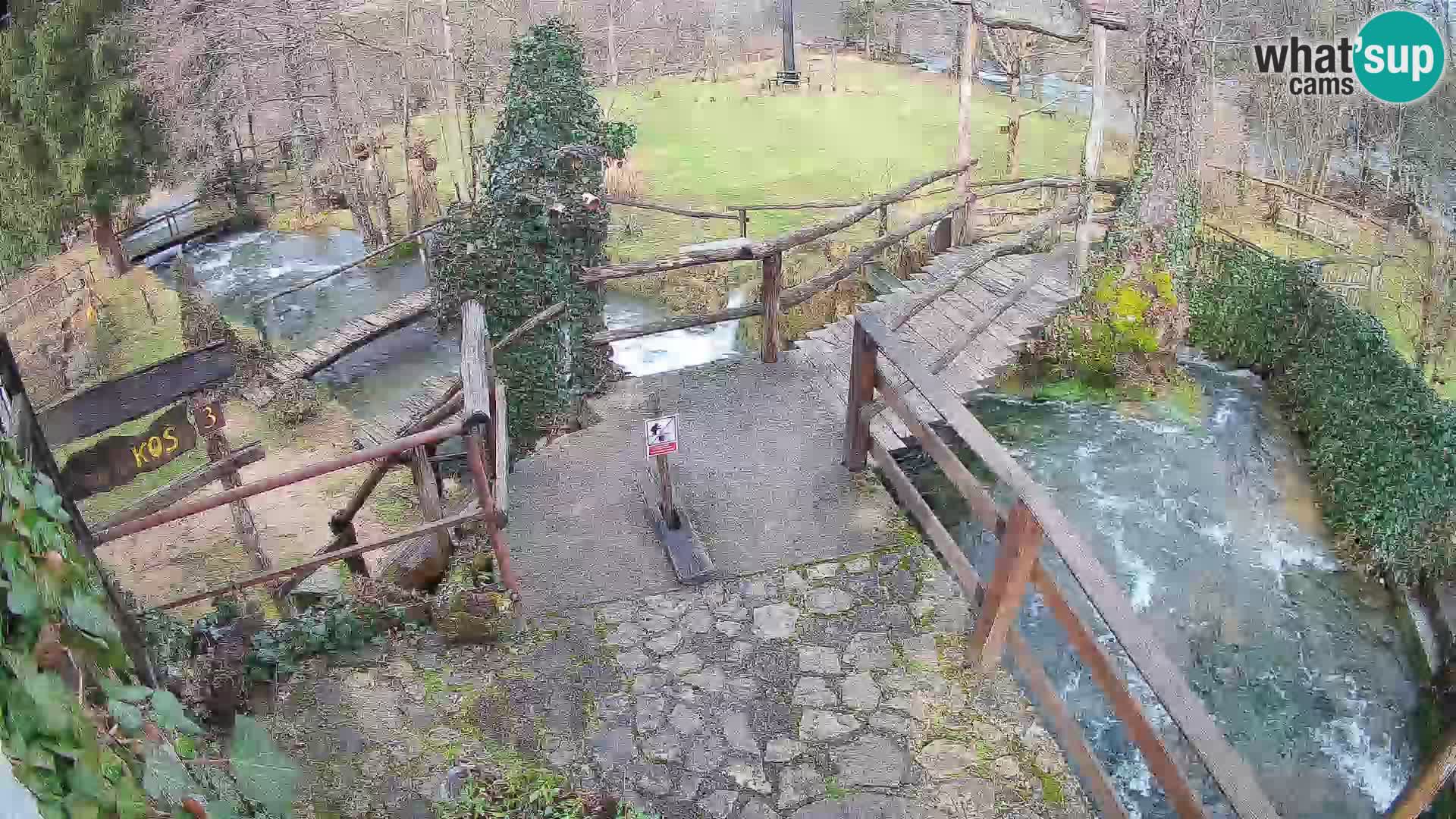 Jezera na reki Slunjčica v Rastokah