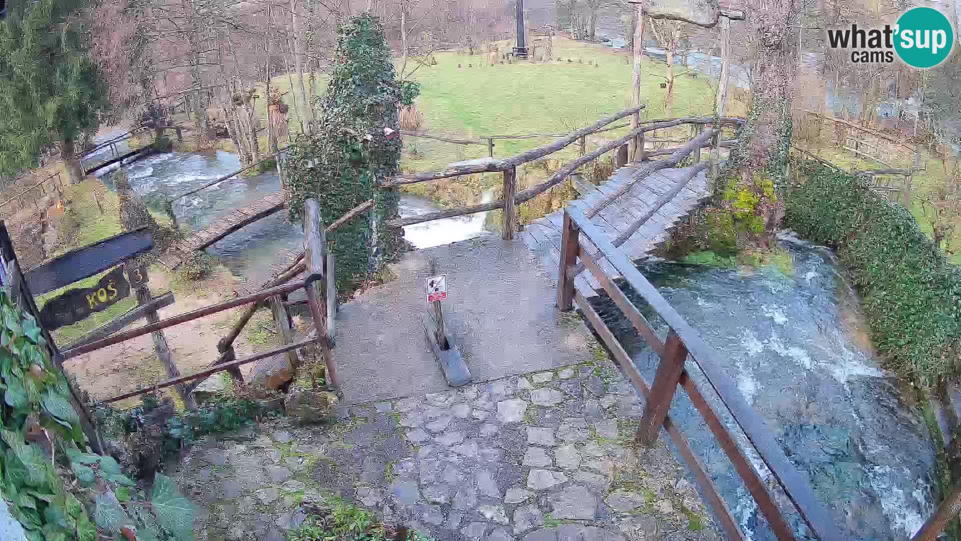 lagos en el río Slunjčica en Rastoke